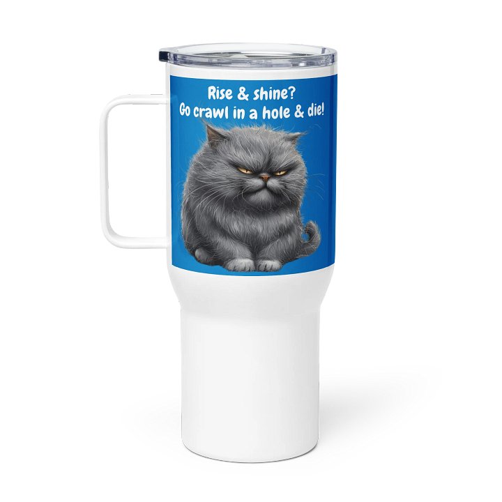 Sarcastic Cat Travel Mug product image (1)