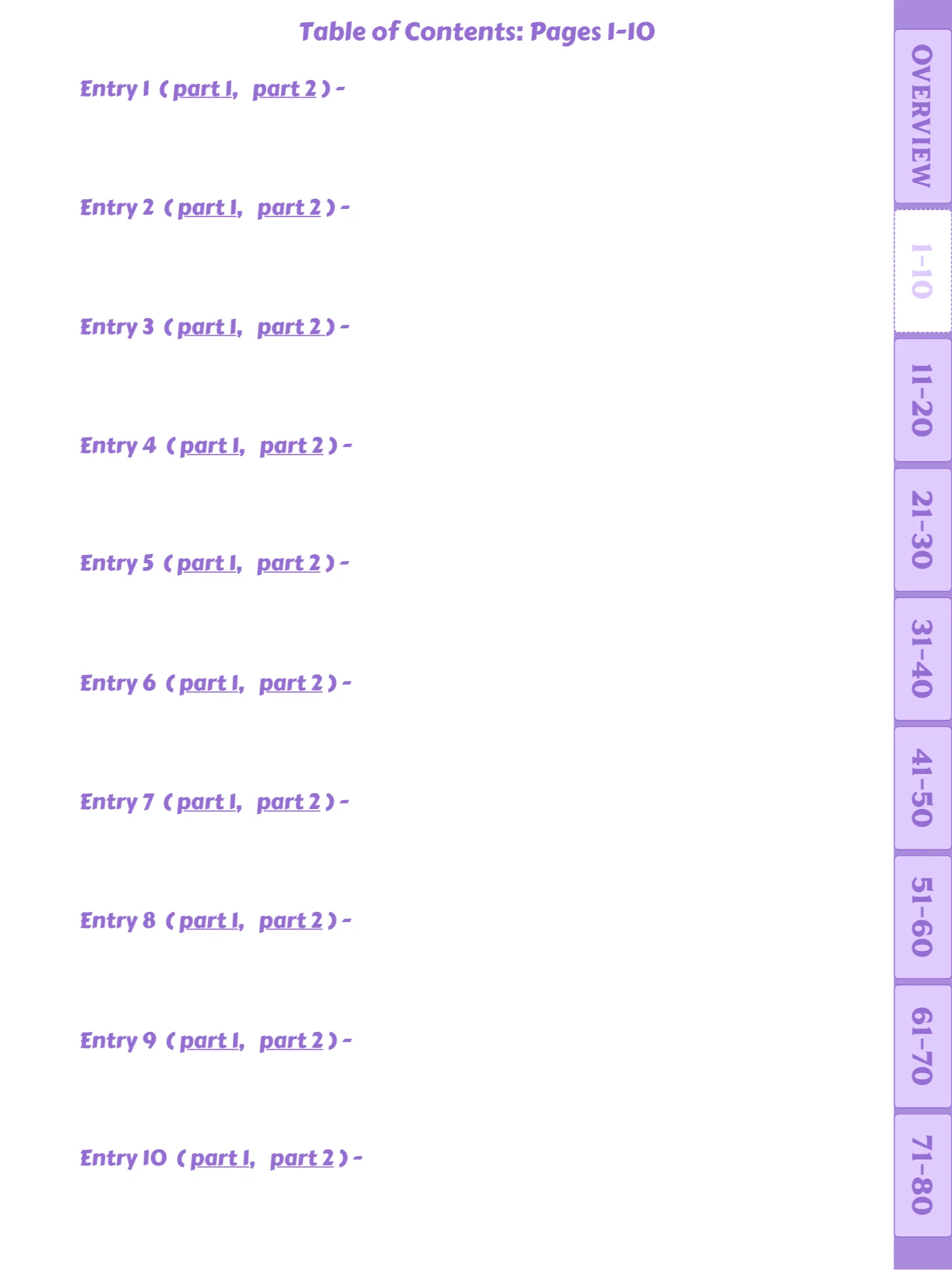 Pastel Purple Digital Writing Practice Journal product image (3)