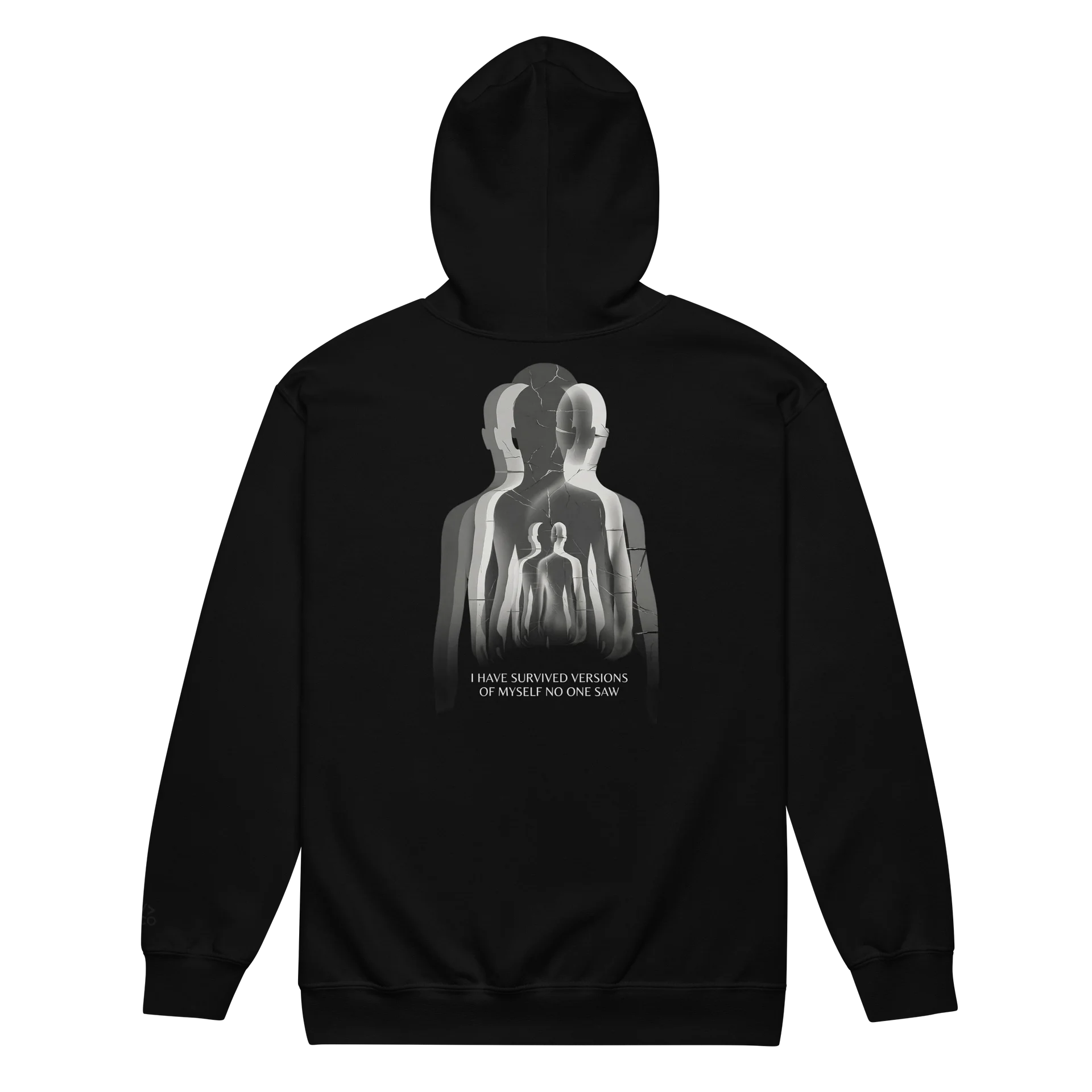 Fragmented // Zip Hoodie by SOURCE CODE ORIGINAL. product image (3)