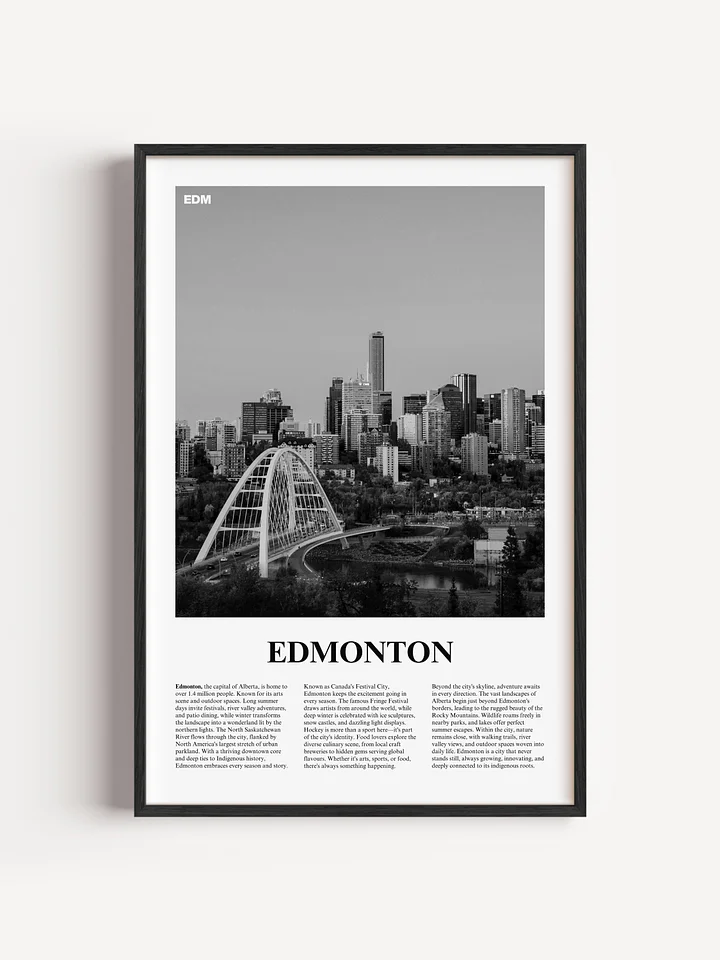 Edmonton 02 Newspaper Poster product image (1)