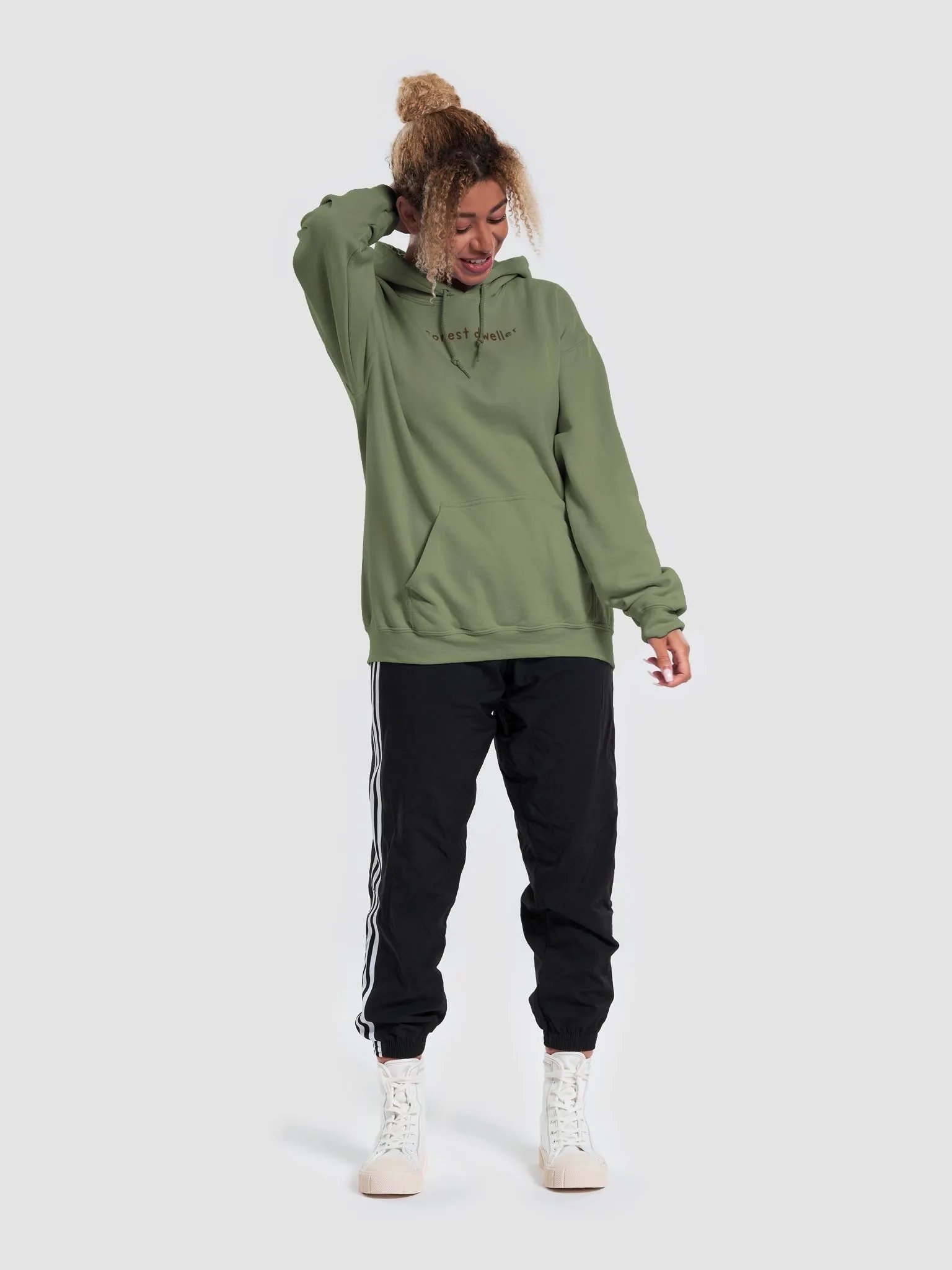 forest dweller hoodie (dark text) product image (5)