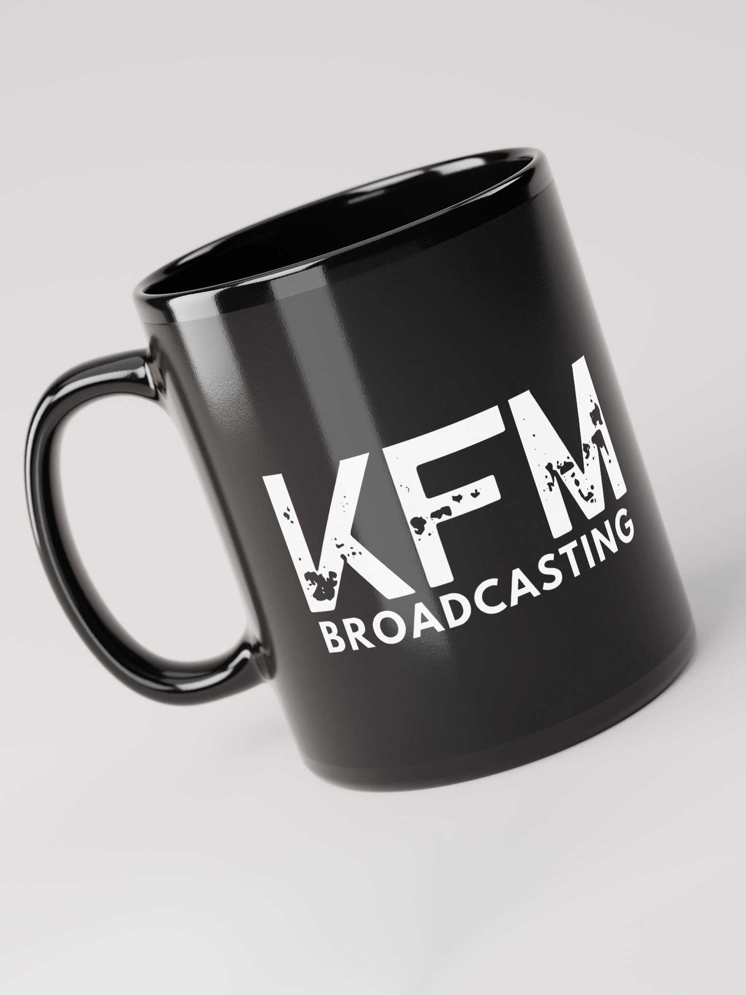 KFM Broadcasting Black Glossy Mug product image (3)