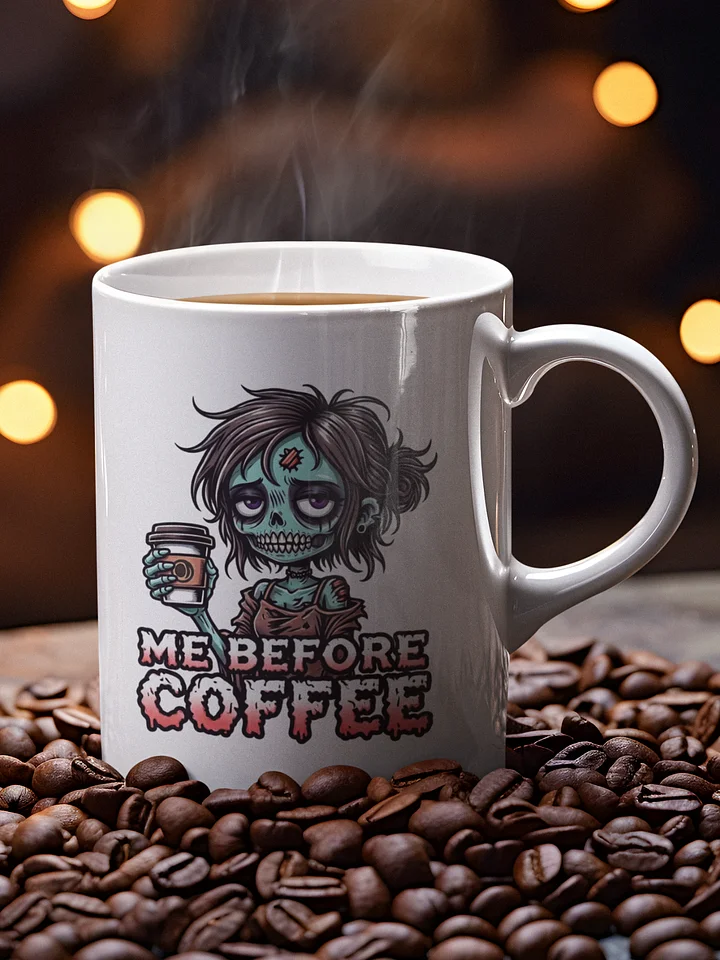 "Me Before Coffee" Zombie Chick Mug | Me Before Coffee Collection product image (1)
