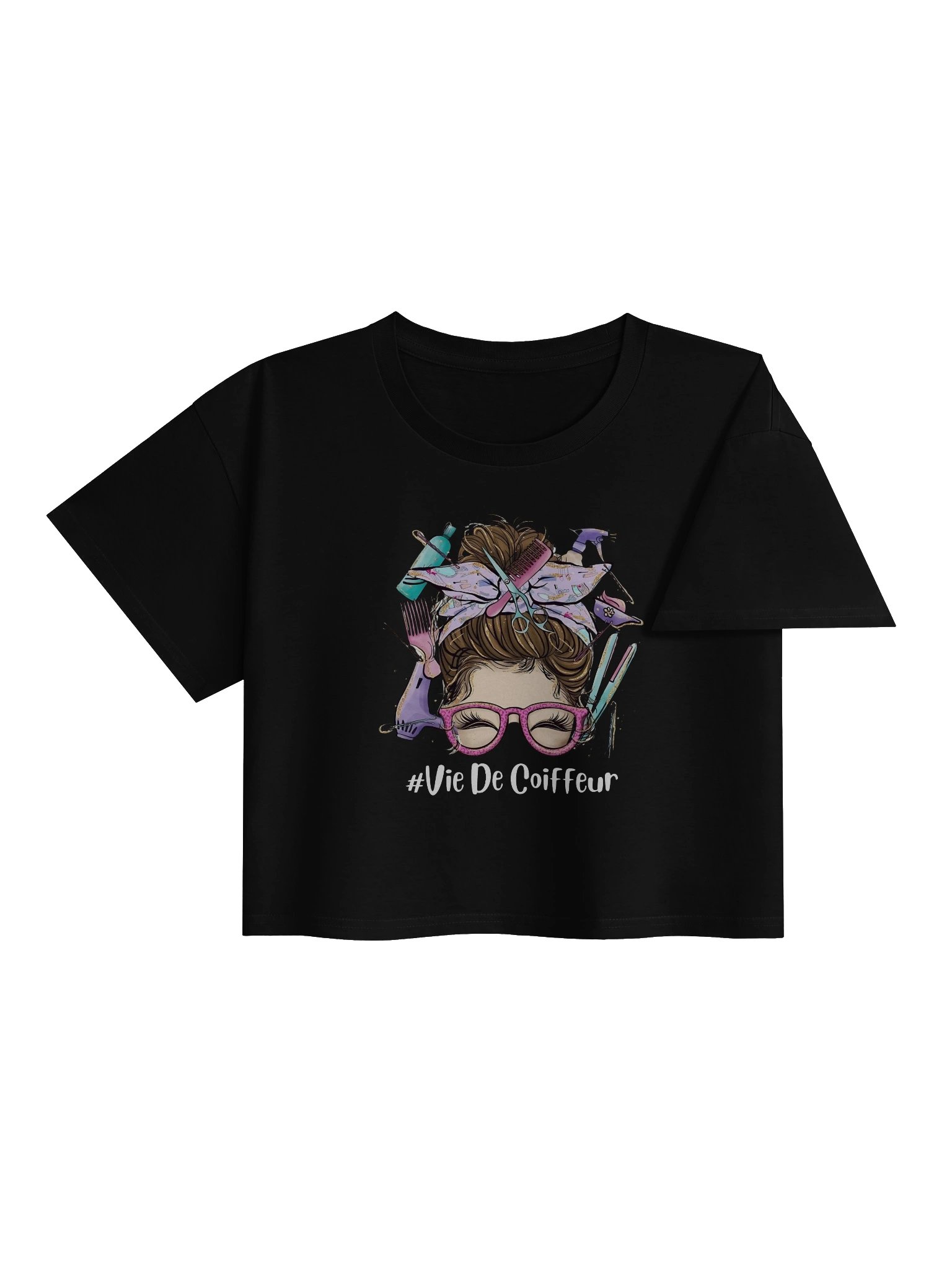 T-shirt #VieDeCoiffeur – Le Style des Passionnés de Coiffure product image (4)