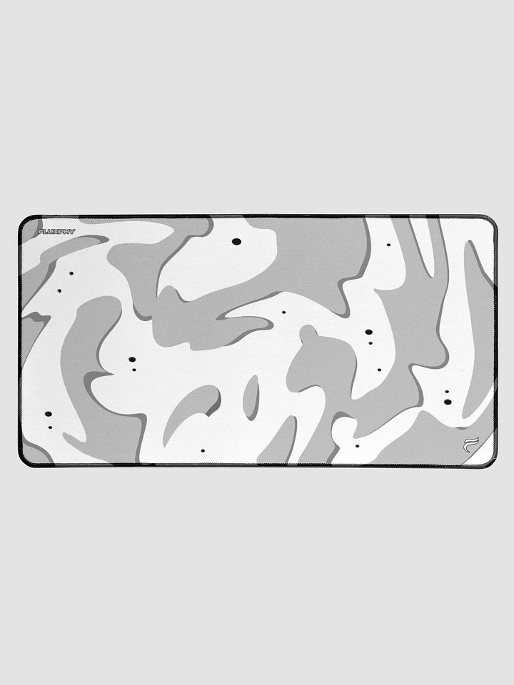 White Swirl Mousepad by - Fluxphy product image (1)