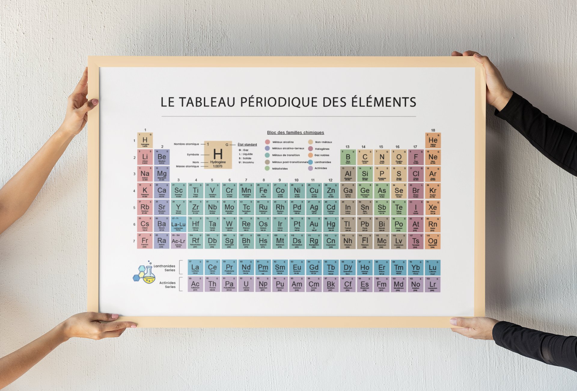 Tableau périodique moderne – Poster éducatif (Chimie | Salle de classe | Décoration STEM) product image (6)