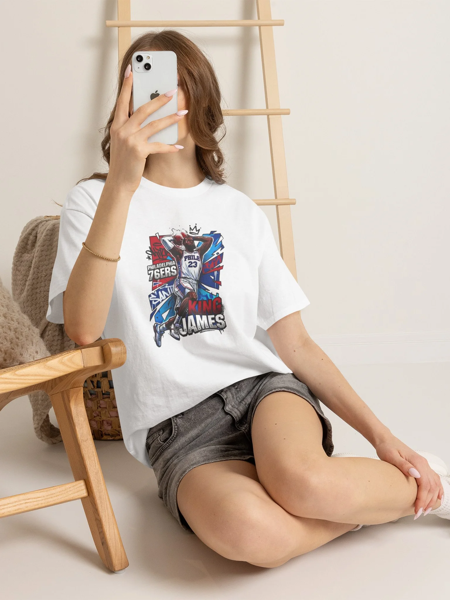 "King James" Philadelphia 76ers Shirt product image (146)