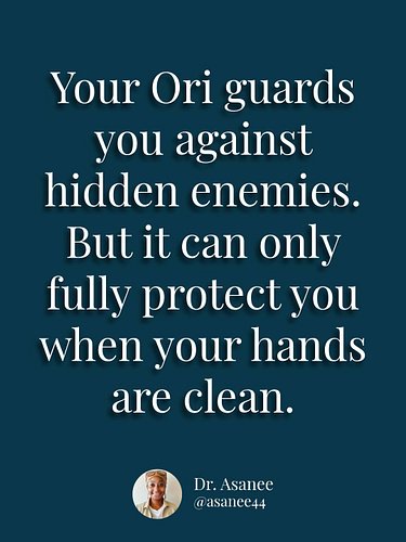 Ori guards you against hidden enemies. The individuals who smile in your face and speak against you when you leave the room. ...