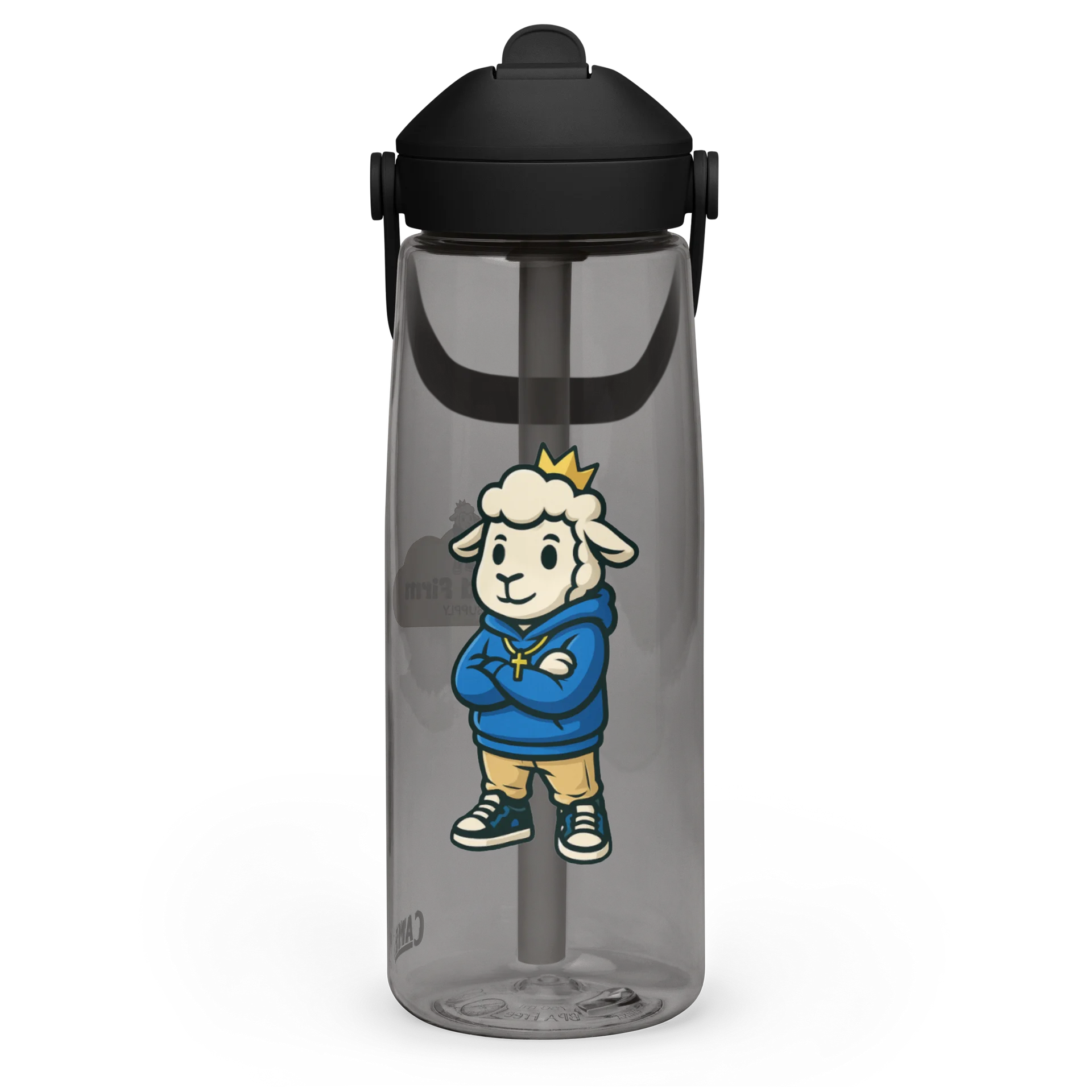Royal Sheep Illustrated Water Bottle product image (8)