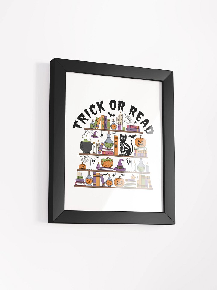 Trick or Read Halloween Framed Poster product image (4)