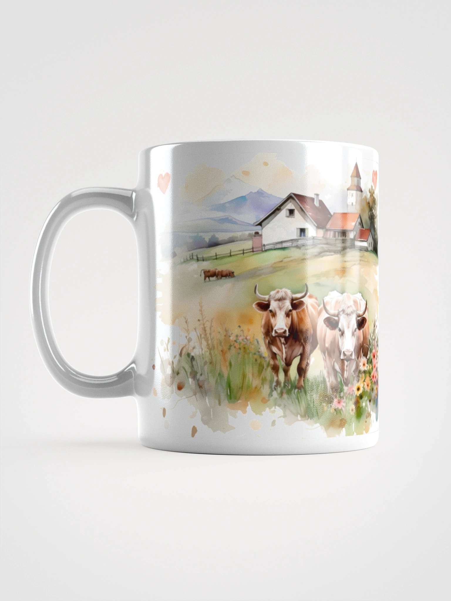 Gentle Giants Cow Watercolor Mug product image (2)