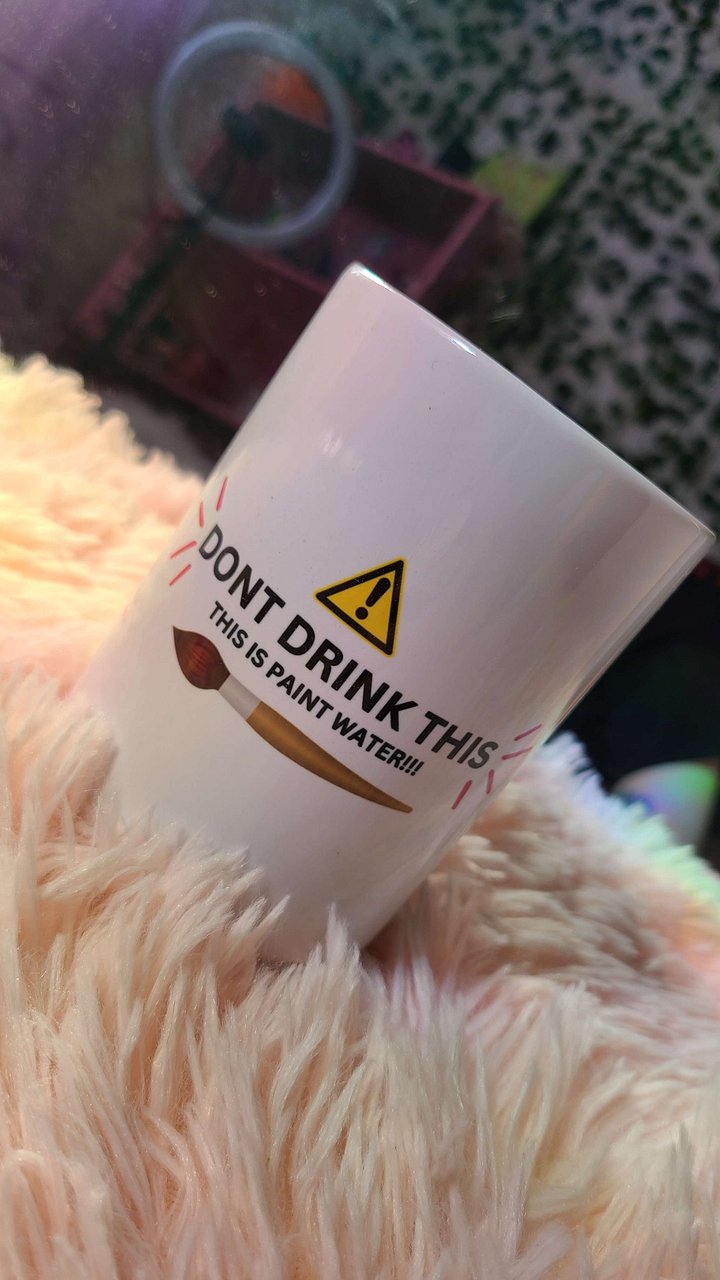 Do NOT drink Paint Water Cup product image (2)
