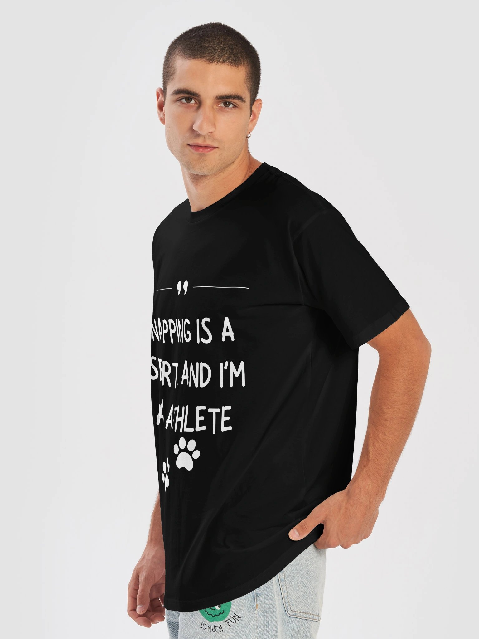 Napping Is a Sport Cat Paw T-Shirt product image (39)