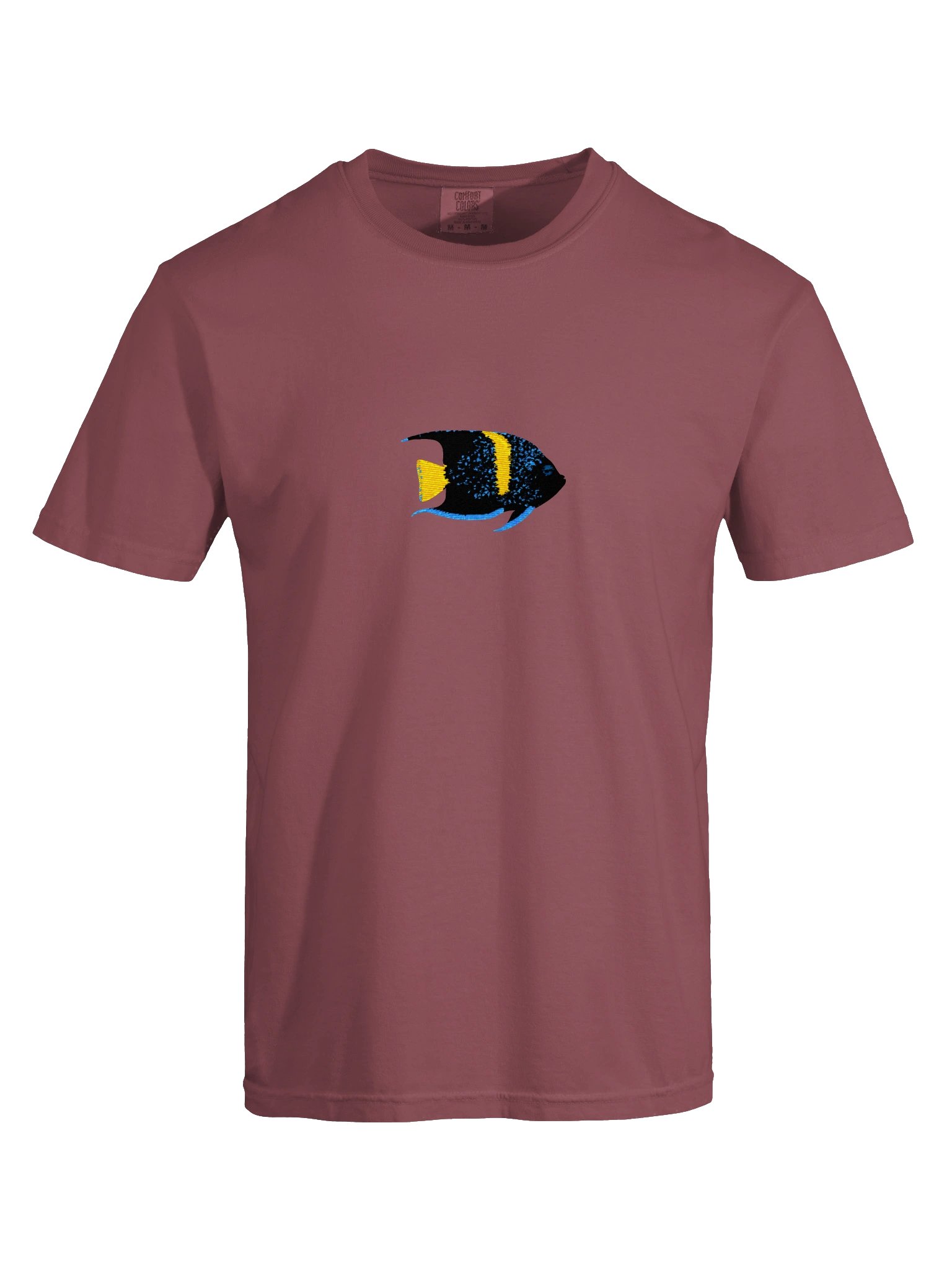 Asfur Angelfish Embroidered Premium Shirt | Saltwater Reef Aquarium Fish & Marine Life Apparel product image (29)