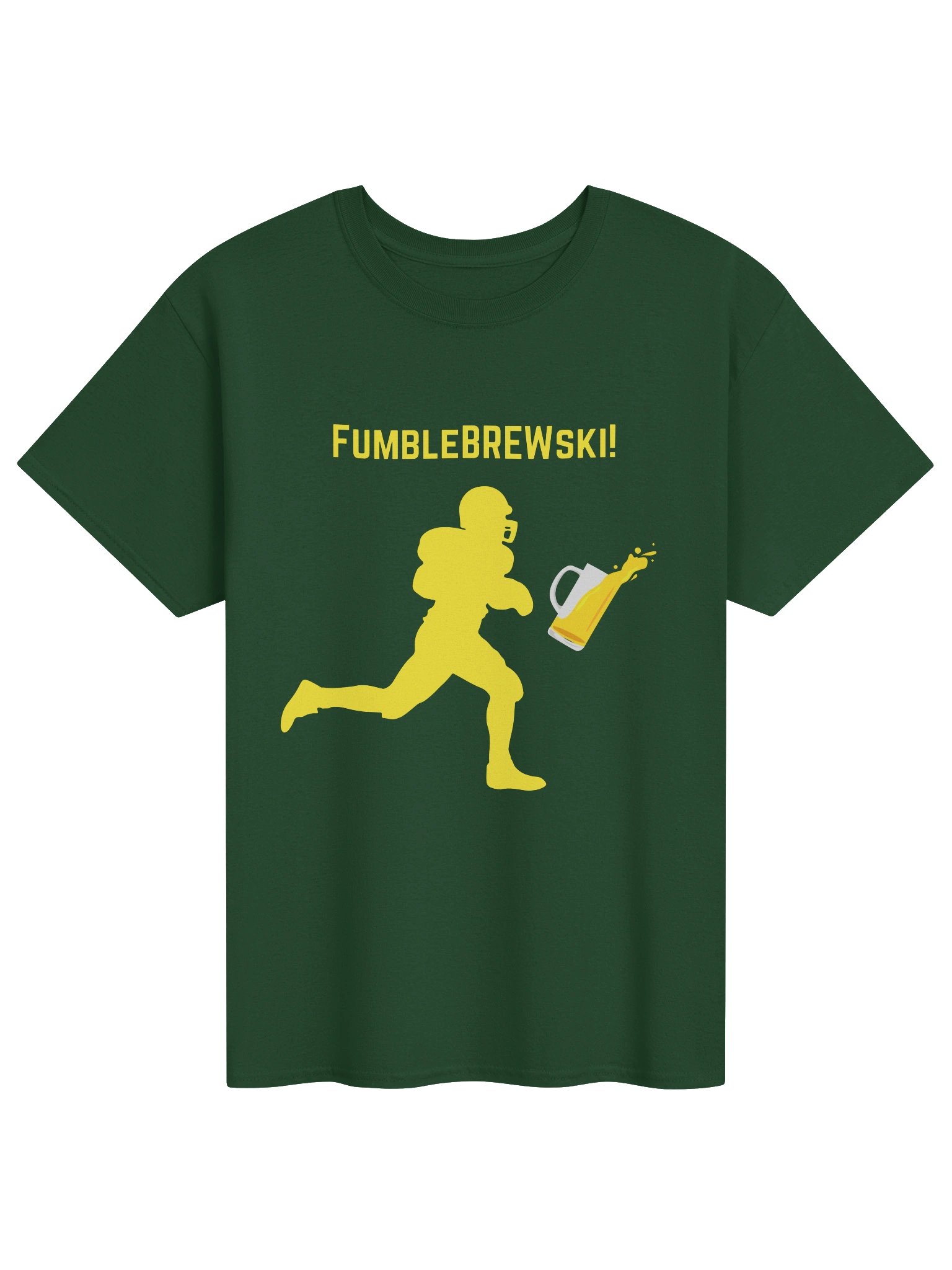 FumbleBREWski T-Shirt green cotton product image (1)