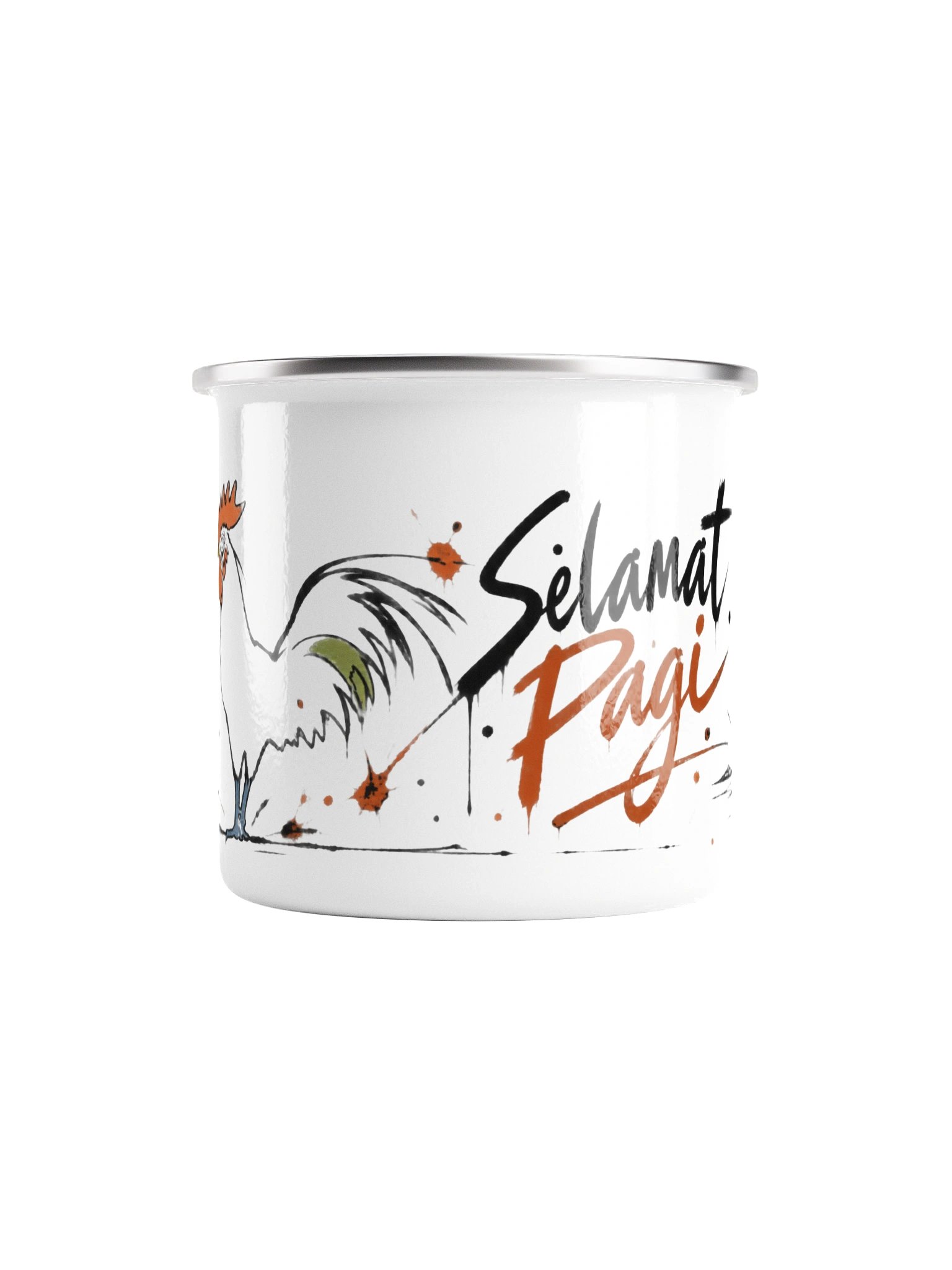 Selamat Pagi Enamel Mug product image (4)