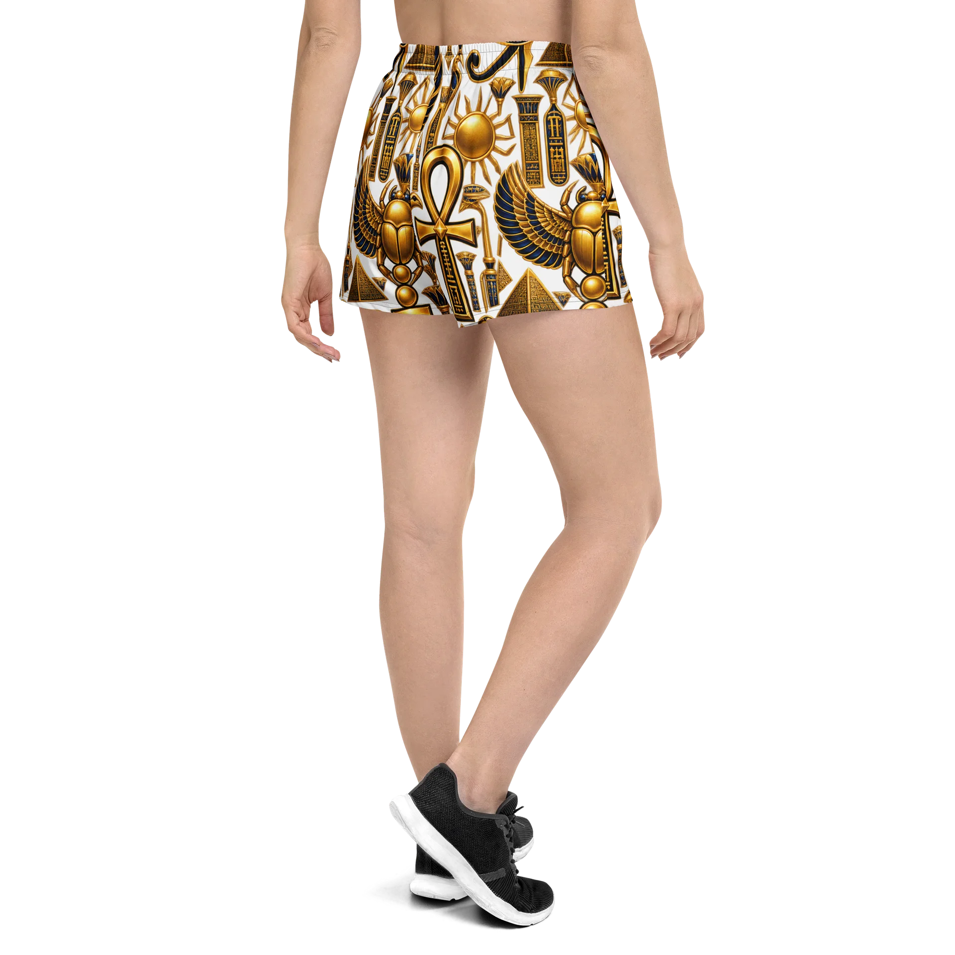 Tama-Re Village All-Over Print Unisex Athletic Shorts product image (4)