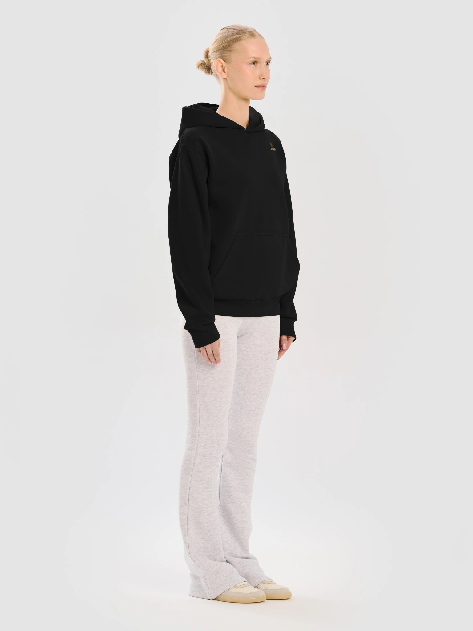 Leopard Mentality™ Calligraphy Hoodie | Urban Streetwear Black Pullover product image (11)
