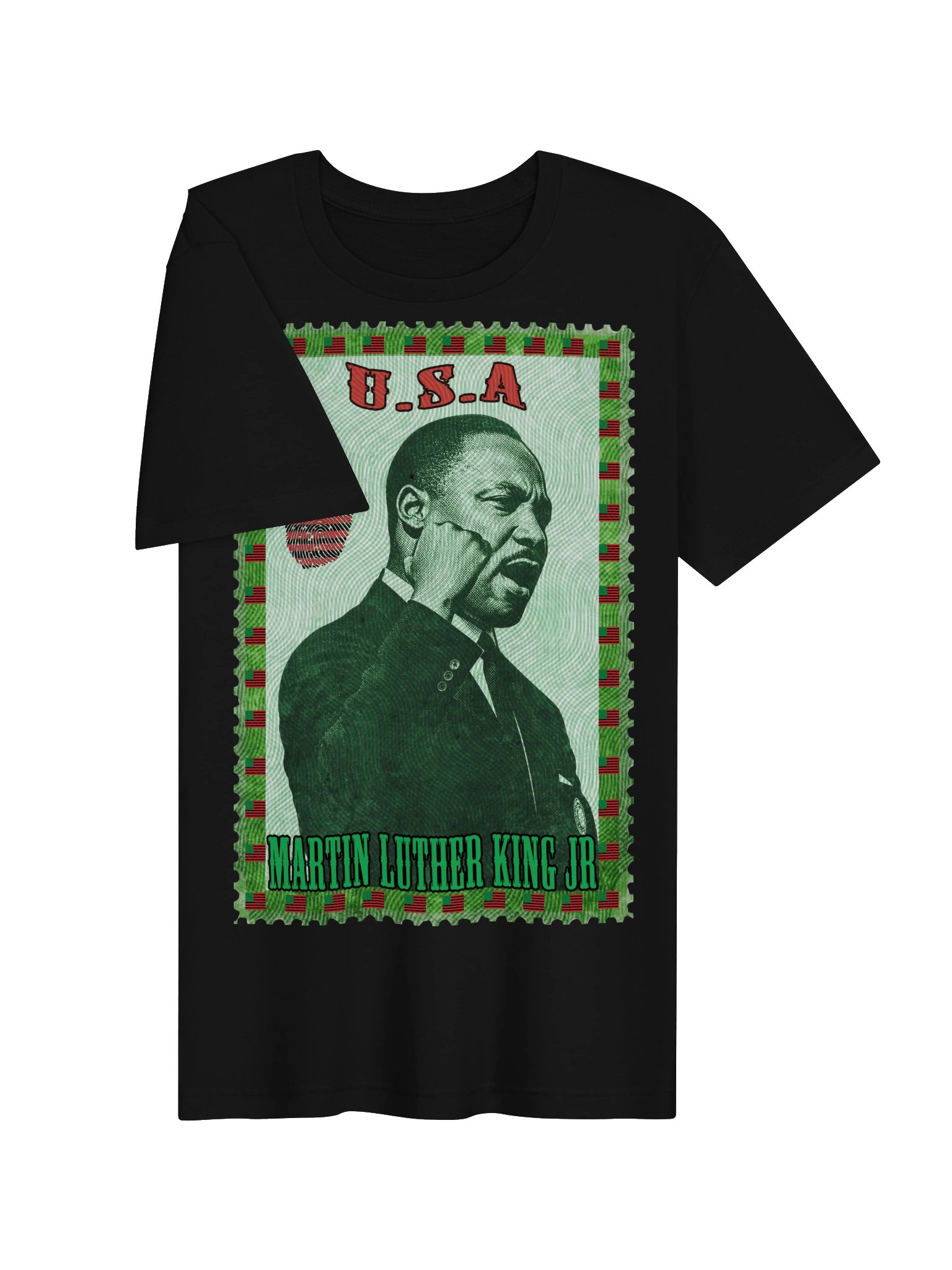 Martin Luther King Jr. Vintage Postage Stamp T-Shirt | USA product image (24)