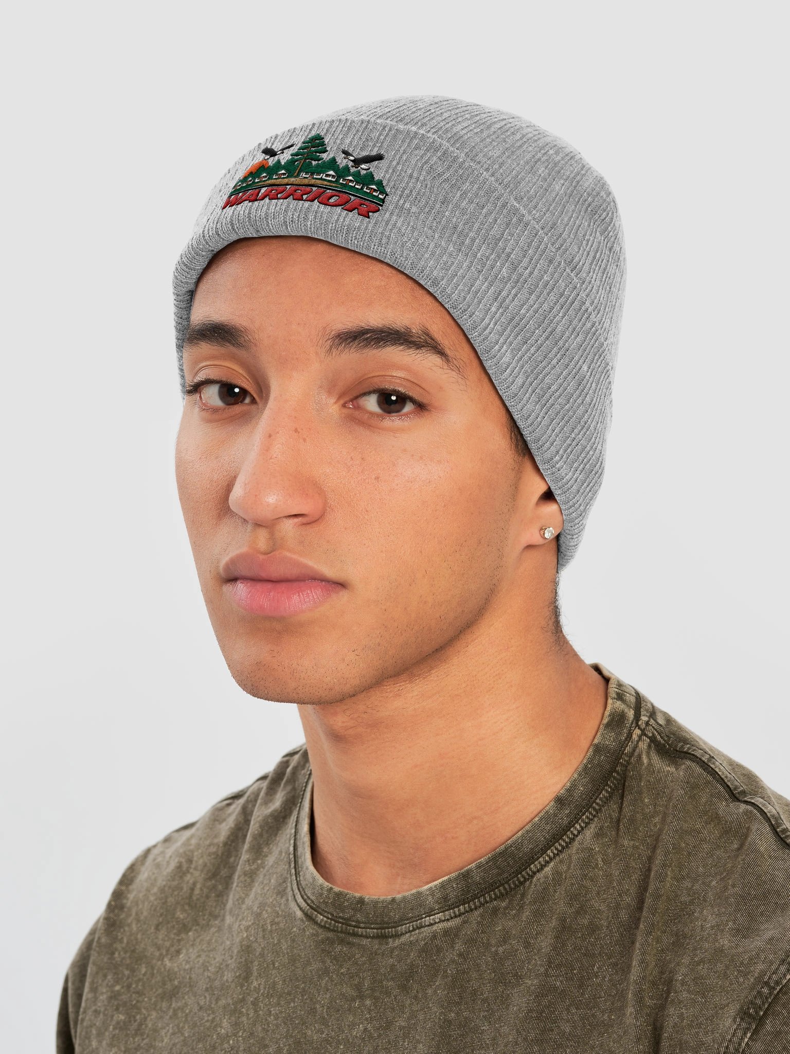 Warrior Regular Beanie (Gray) product image (4)