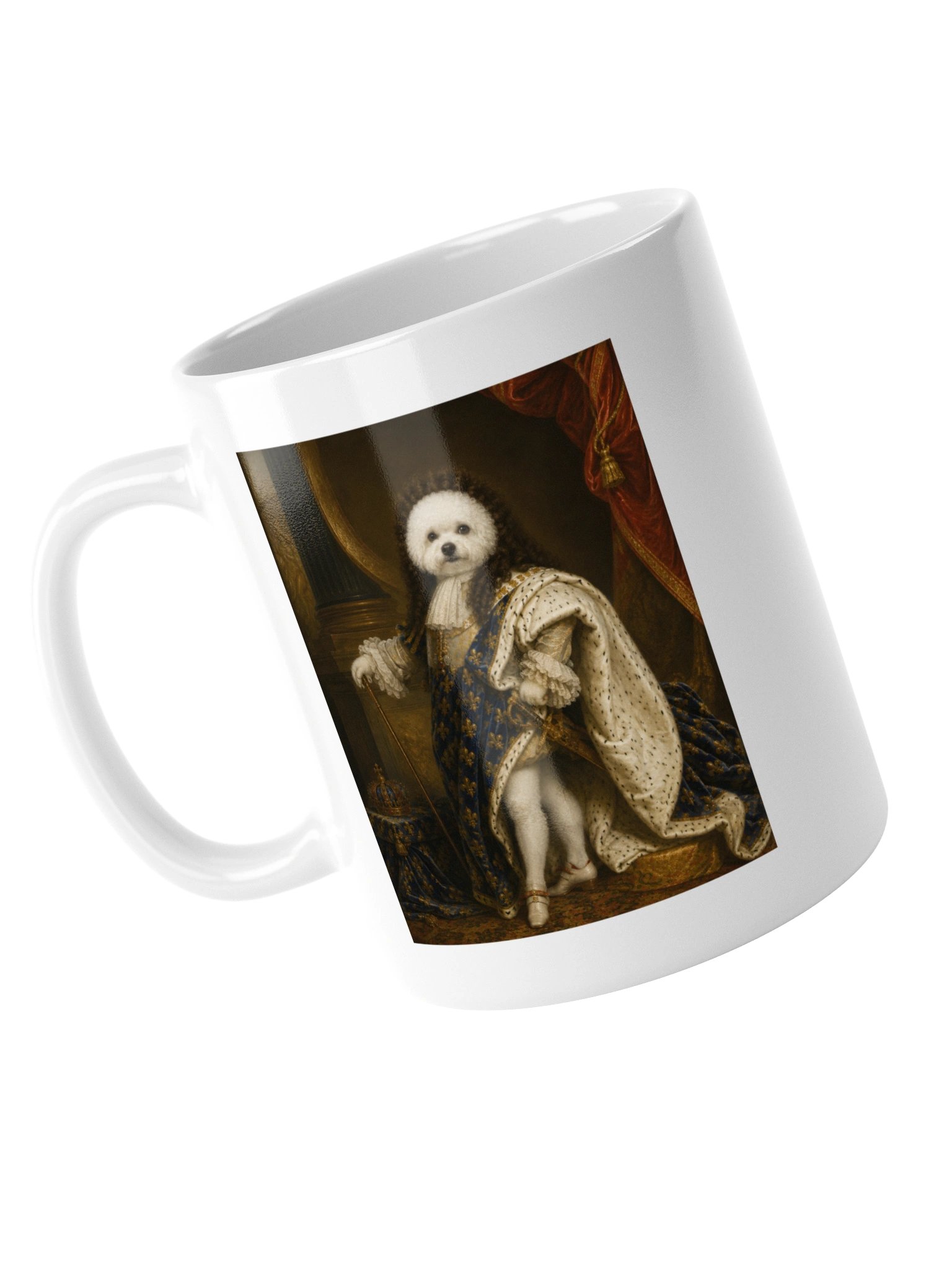 Bichon Portrait of Louis XIV Mug product image (5)