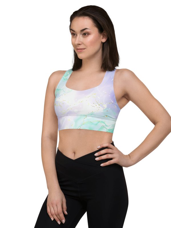 Ethereal Elegance Longline Sports Bra product image (2)