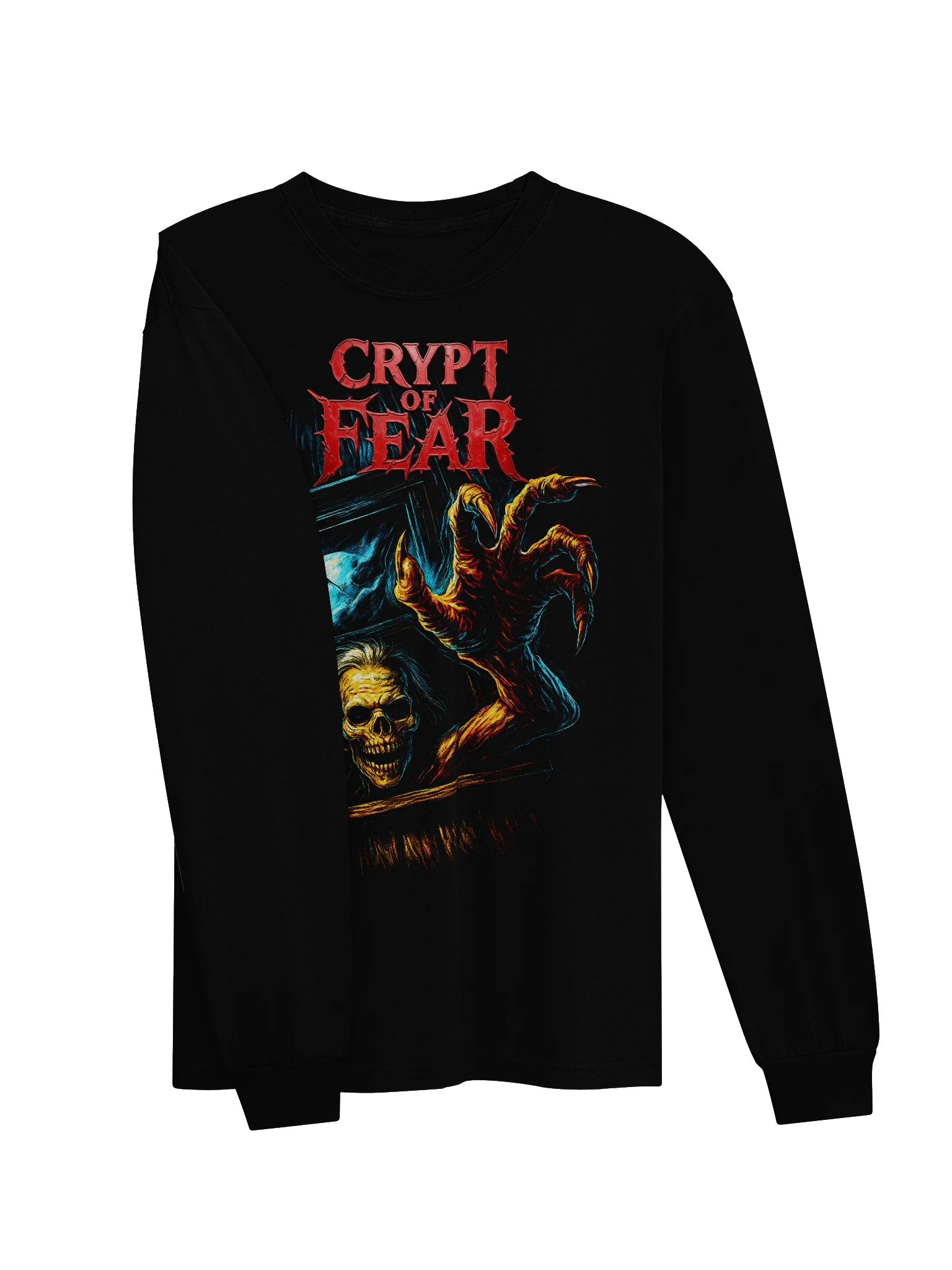 CRYPT OF FEAR Horror Long Sleeve Shirt product image (3)