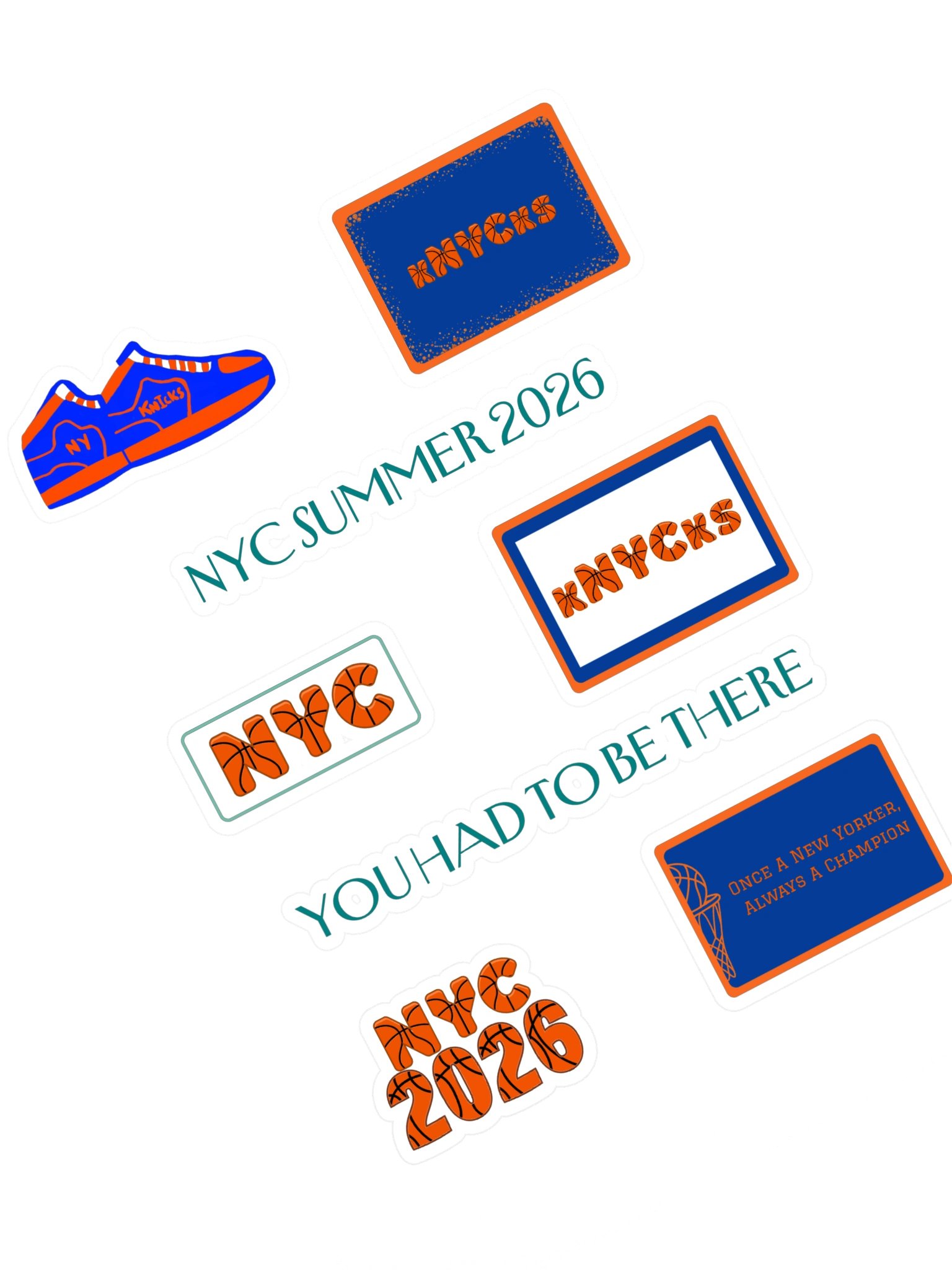 New York Knicks Sticker Sheet product image (2)