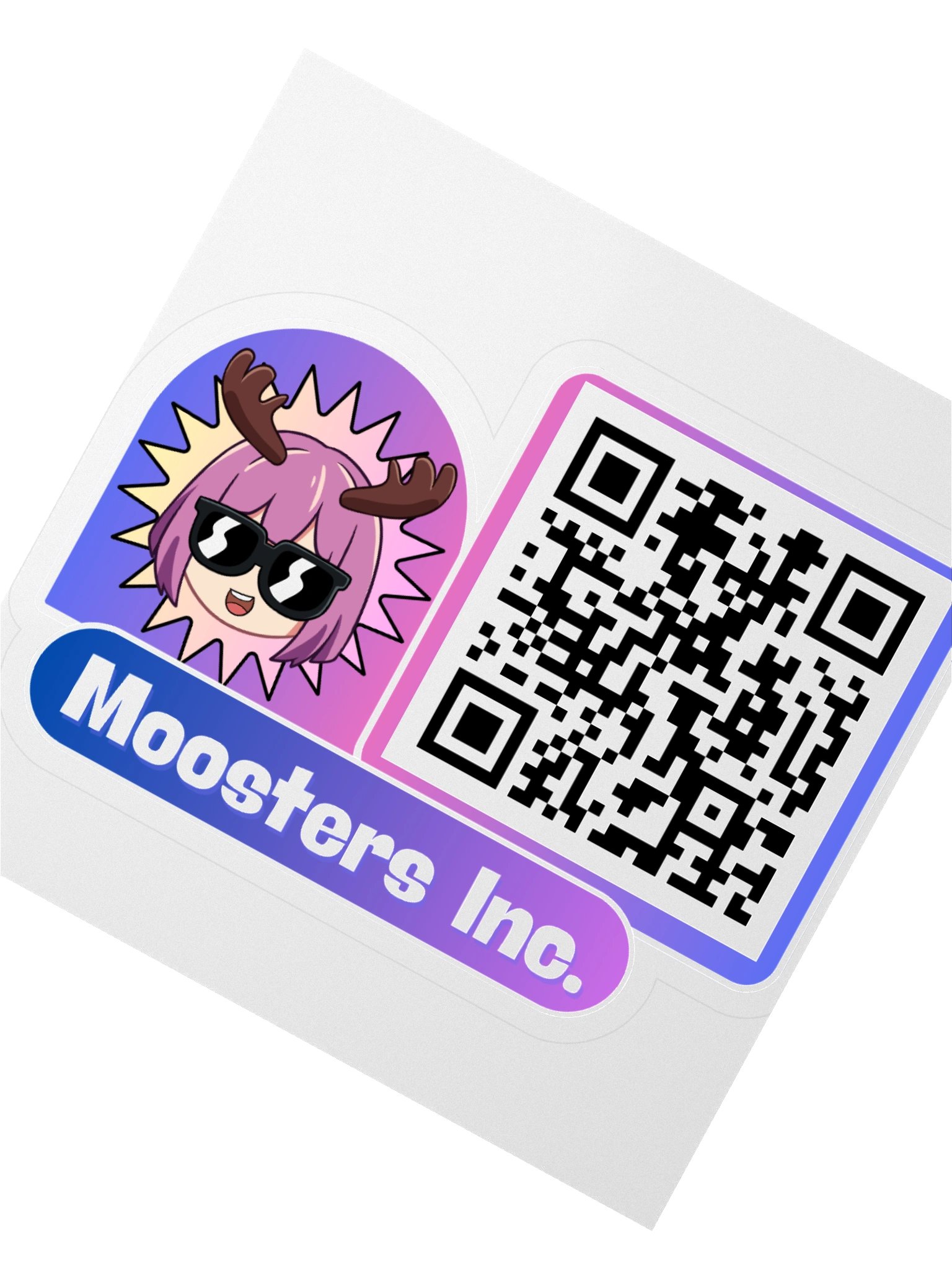 Moosters Inc. QR Code Sticker (Single, Large) product image (4)