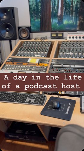 Come spend the day with me as a podcast host in NYC. 

Here is a behind-the-scenes look at the making of an upcoming episode ...