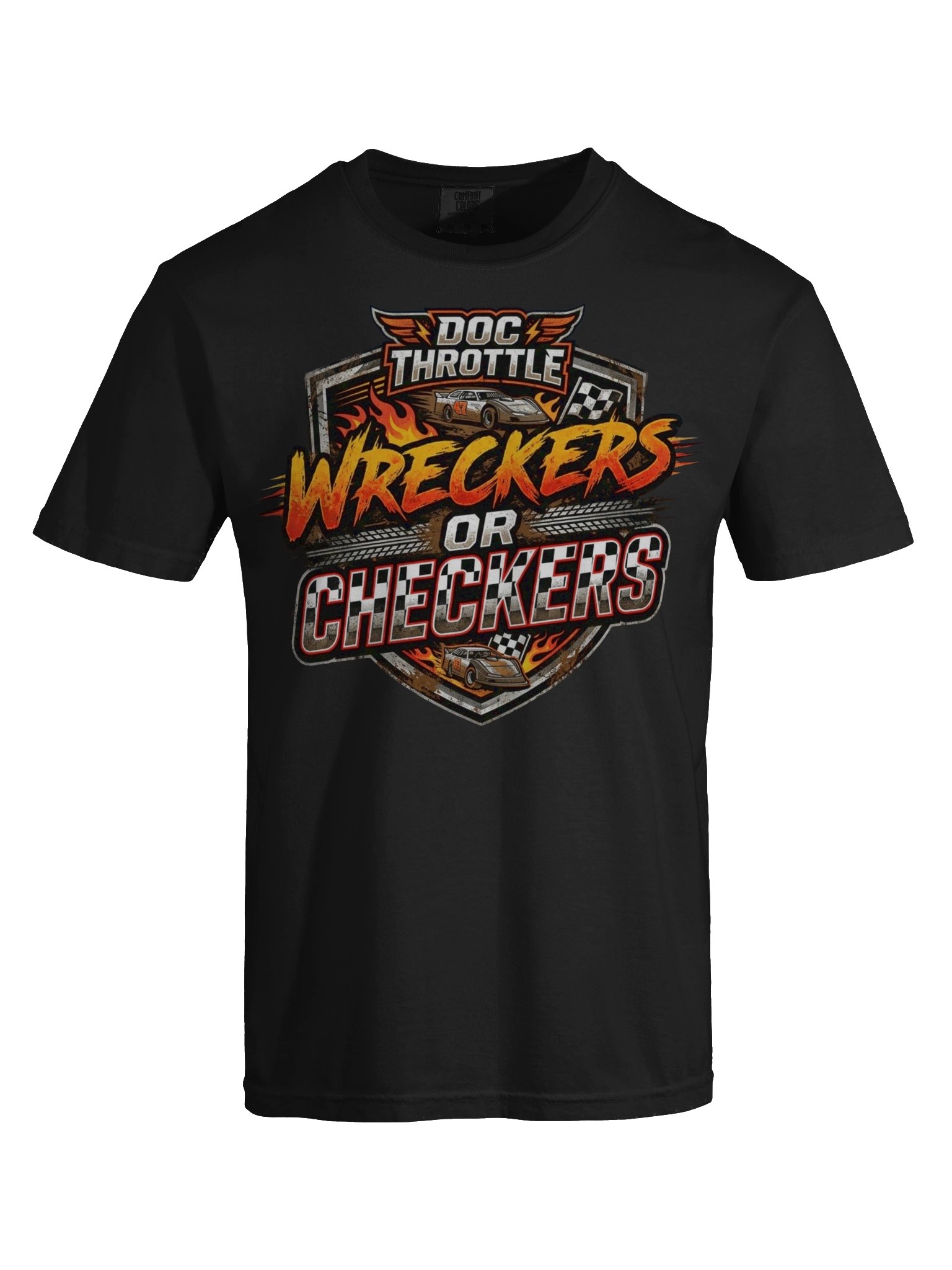 Throttle Wreckers or Checkers Racing Tee product image (66)