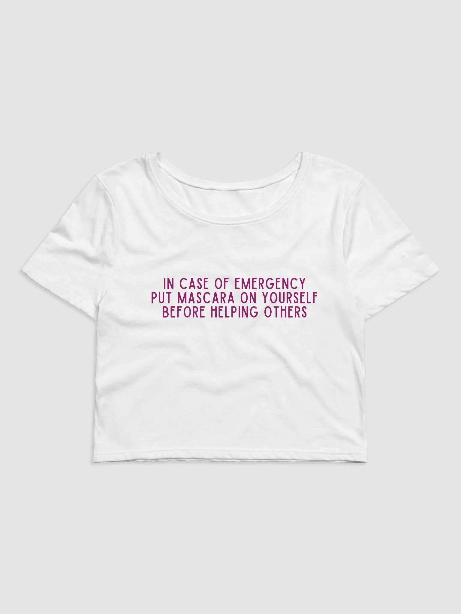 In Case Of Emergency Crop Tee product image (8)