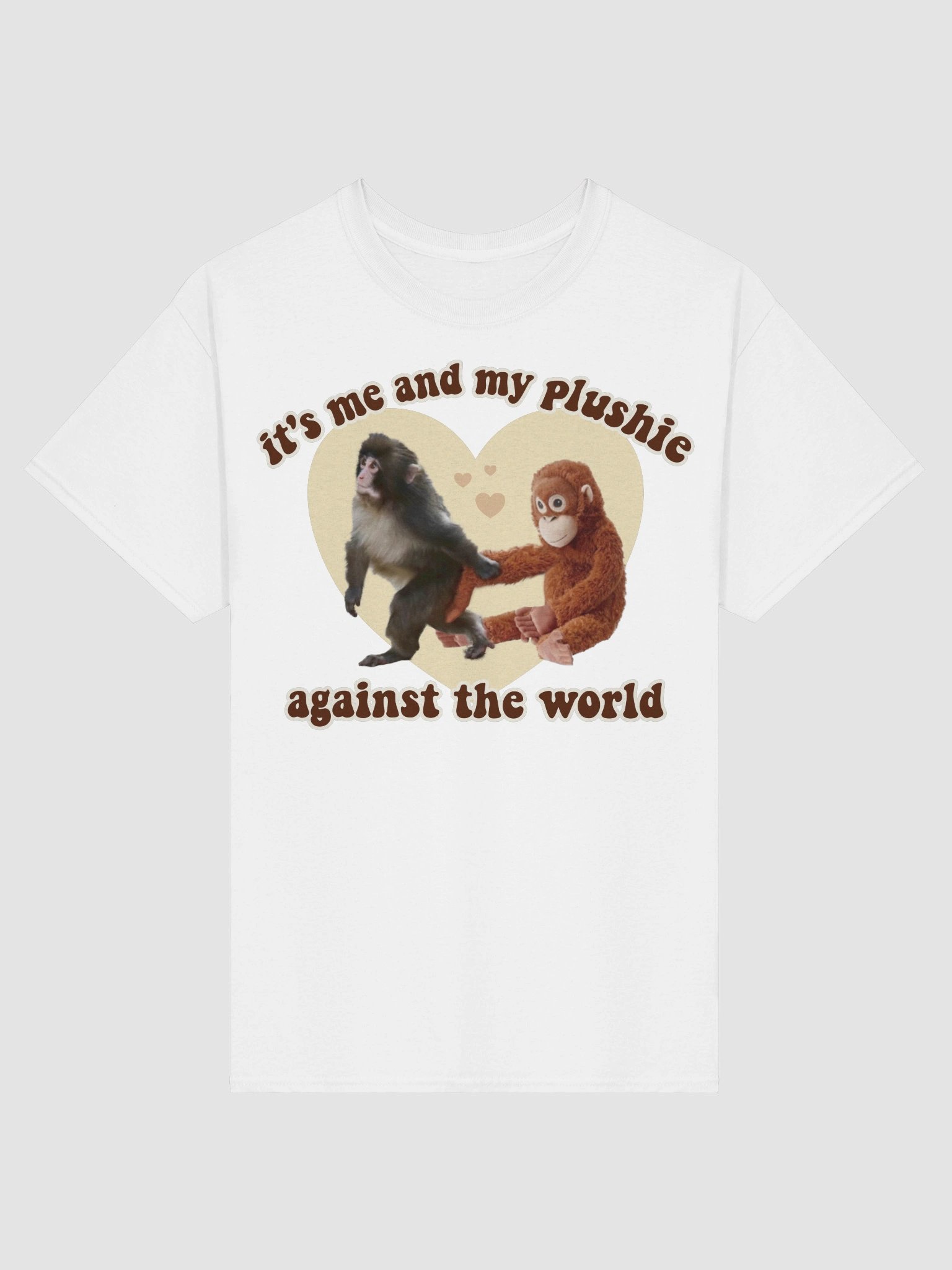 Punch The Monkey Plushie T-shirt - variant 1 product image (2)