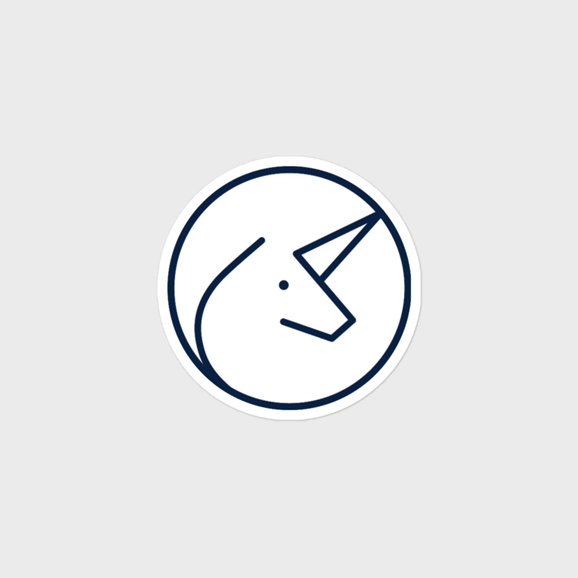 LuftyTV | Bubble-free Stickers (Black Logo) product image (1)
