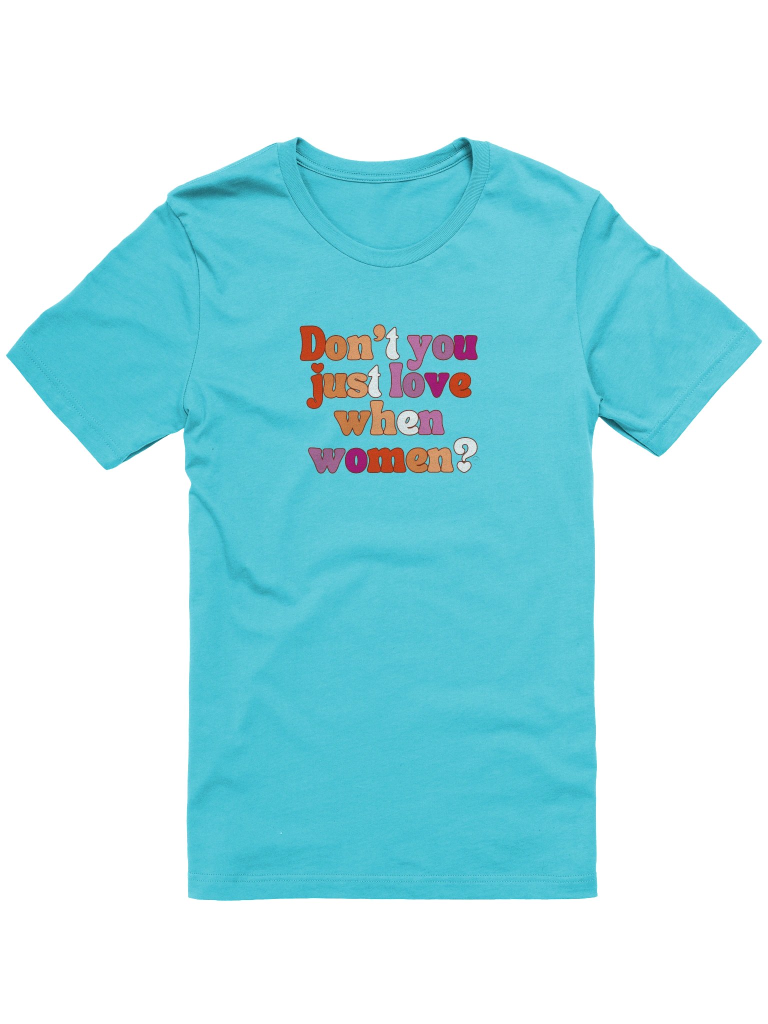 Love Women tee - lesbian colors product image (37)