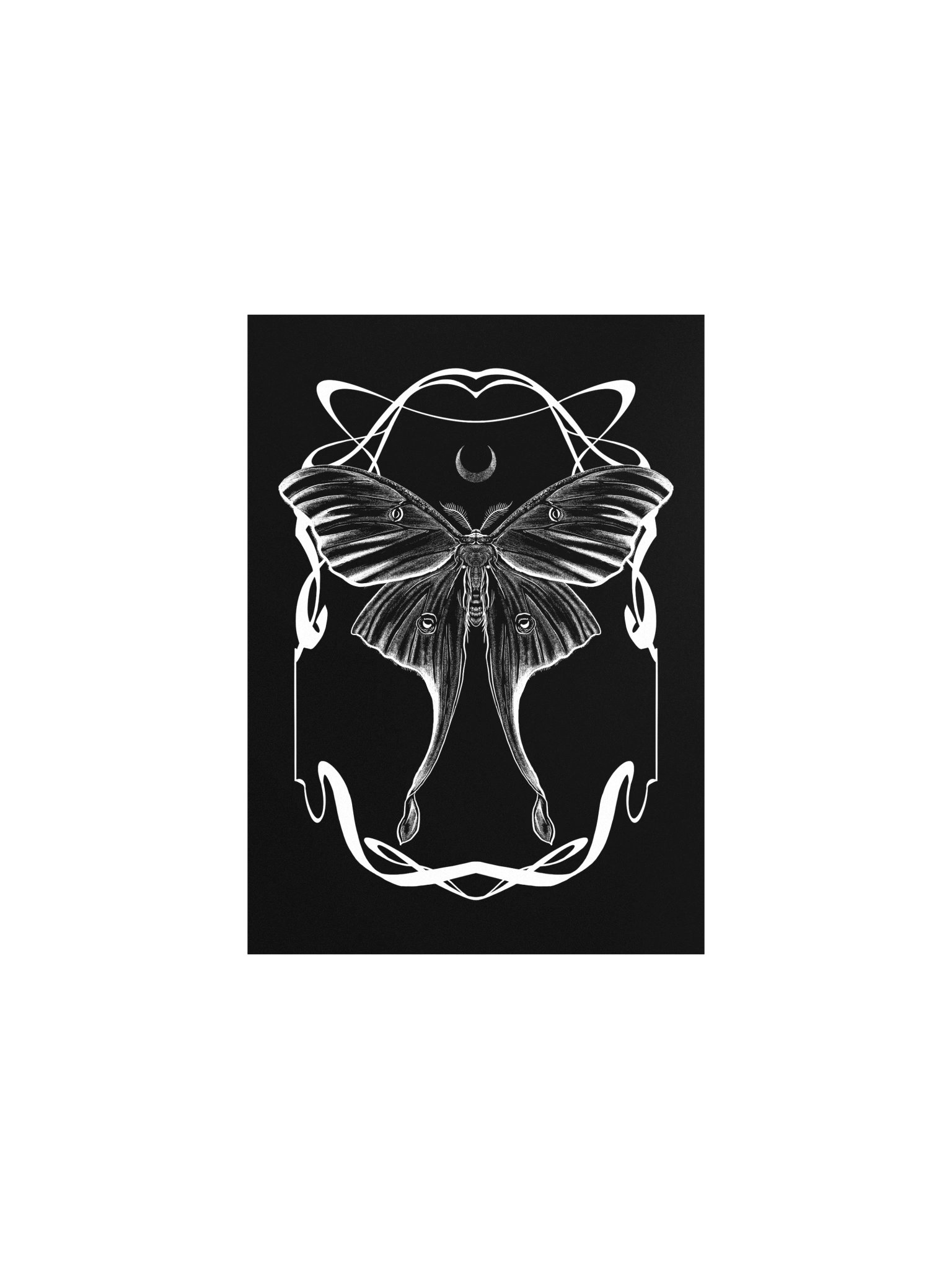 Luna Moth Print product image (2)