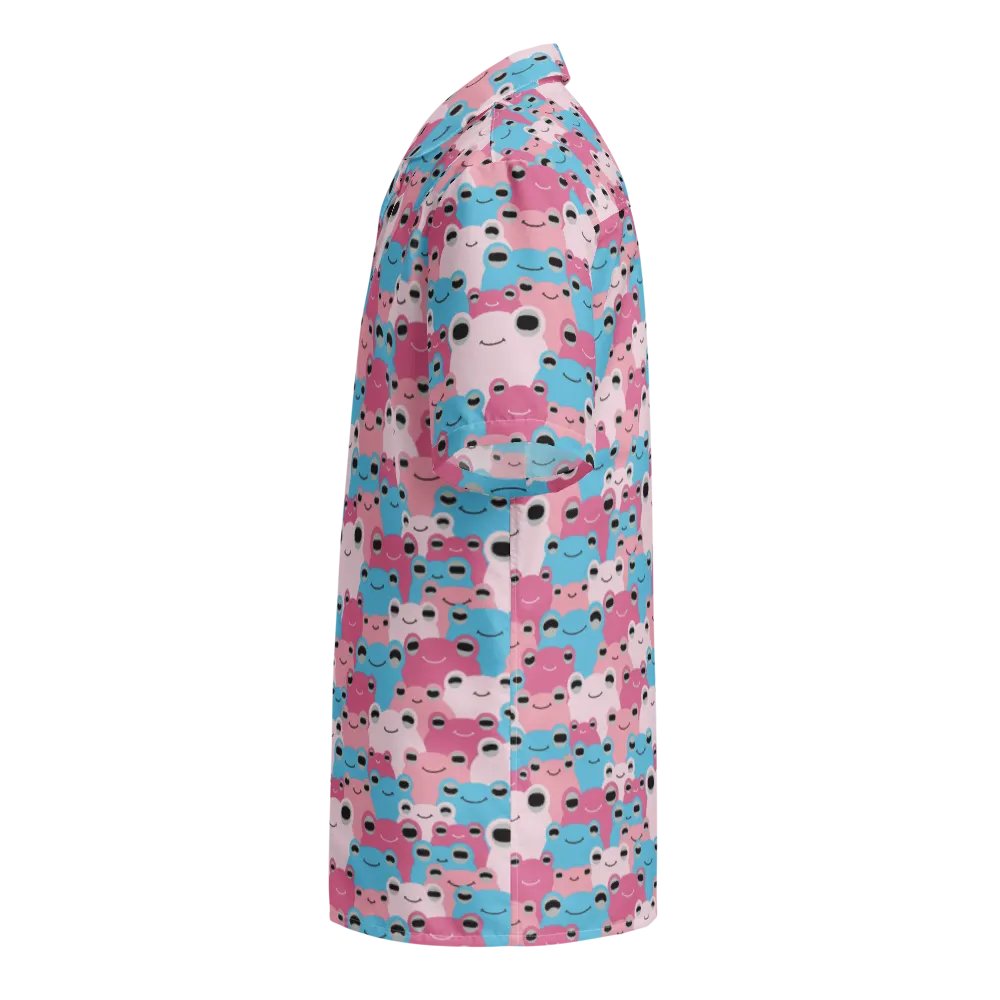 Frog-waiian Shirt Trans Flag Colors product image (4)