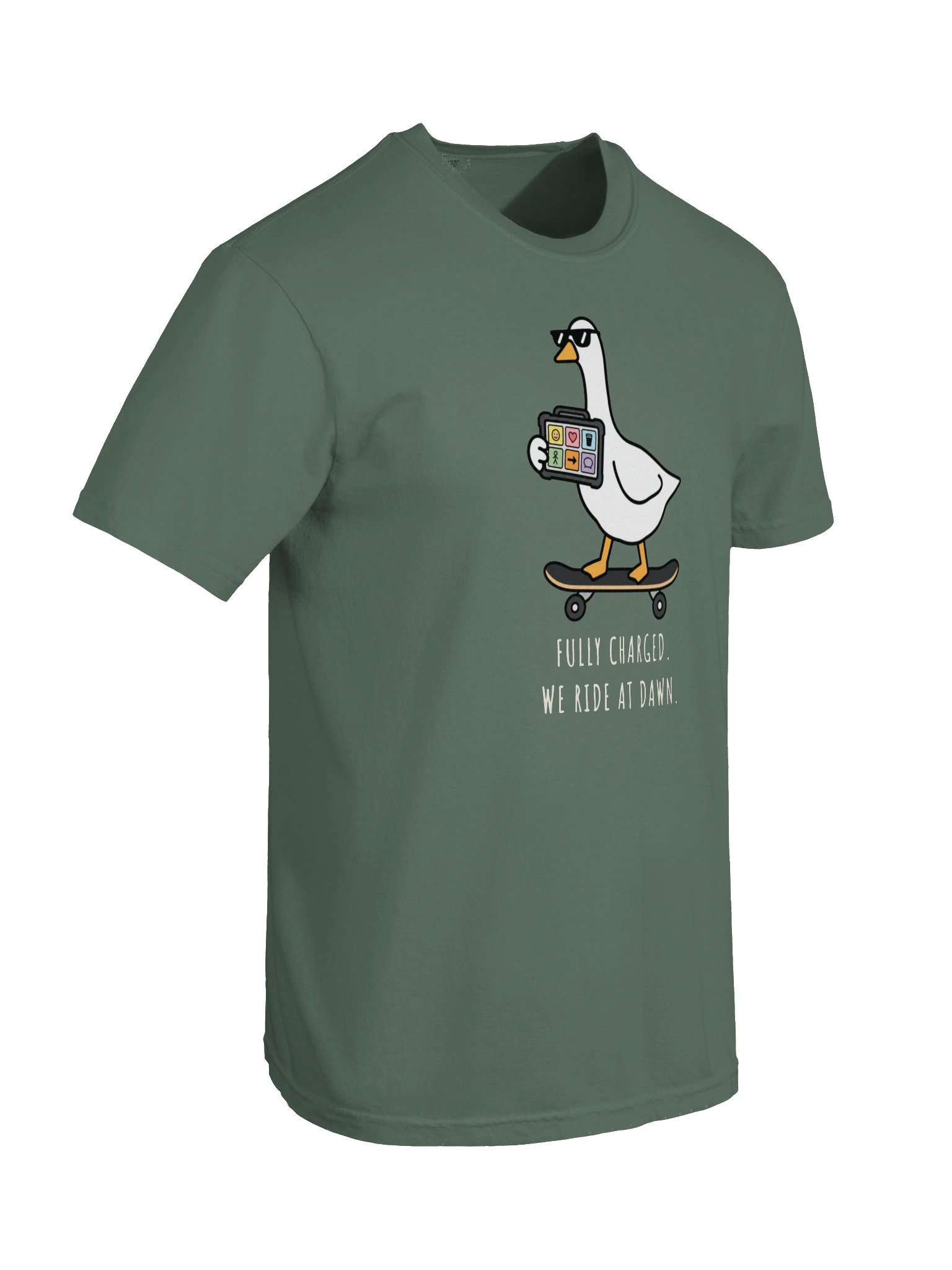Fully Charged - Skateboard - Adult Unisex Tee product image (10)