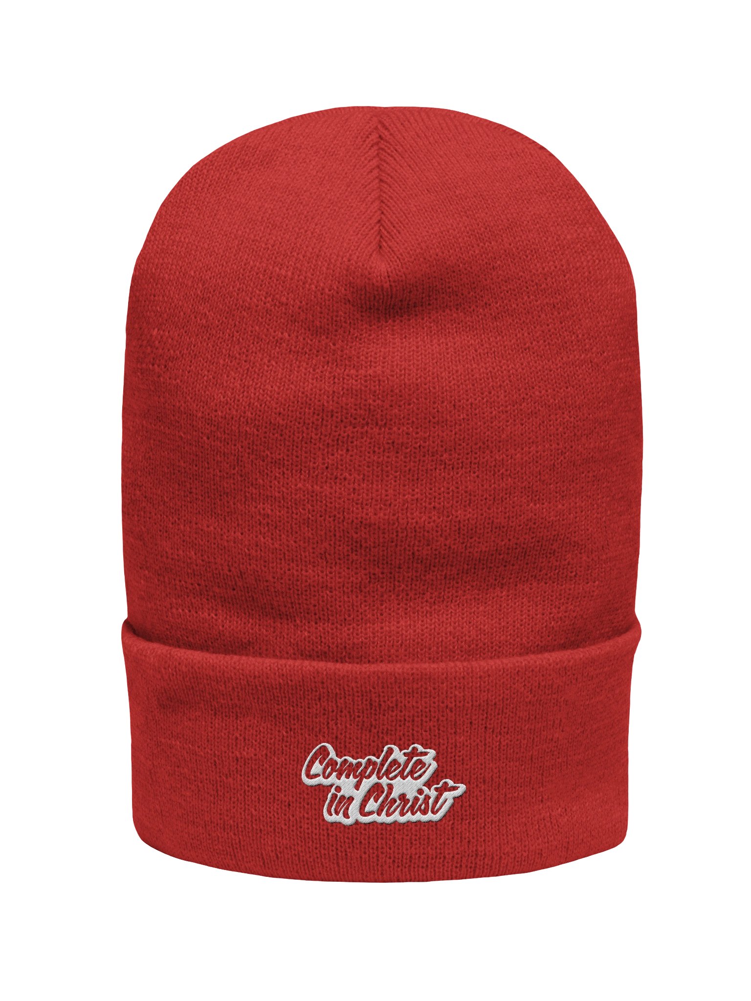 Complete in Christ Embroidered Beanie product image (2)