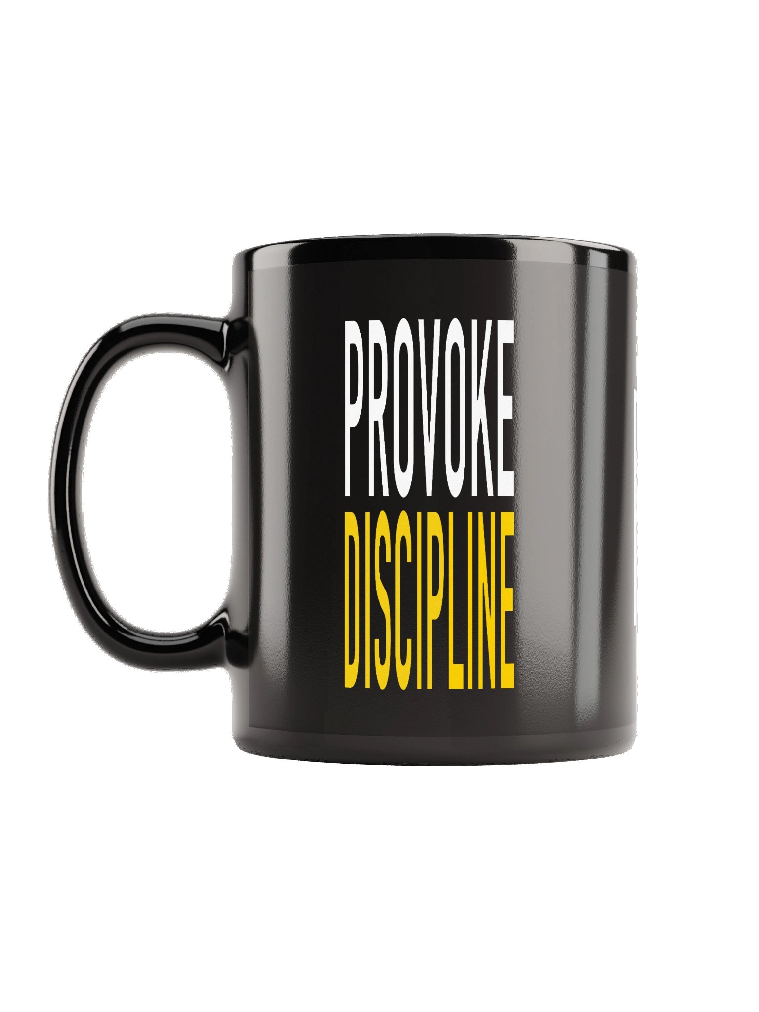 PROVOKÄHAUS Provoke Goodness Glossy Mug — Black product image (2)