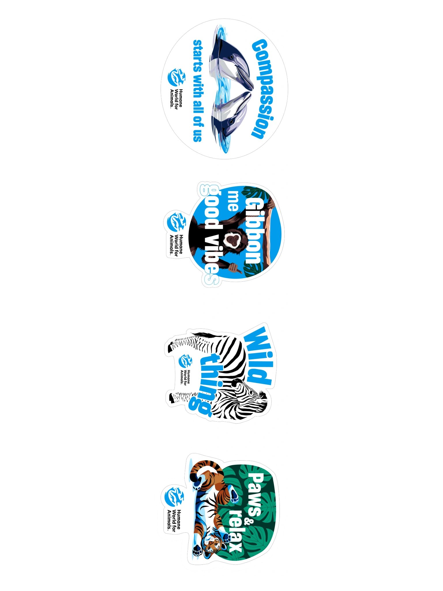 I love wildlife stickers – Set of 4 product image (8)