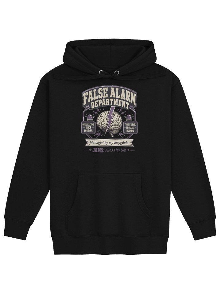 False Alarm Depo Unisex Casual Hoodie product image (1)