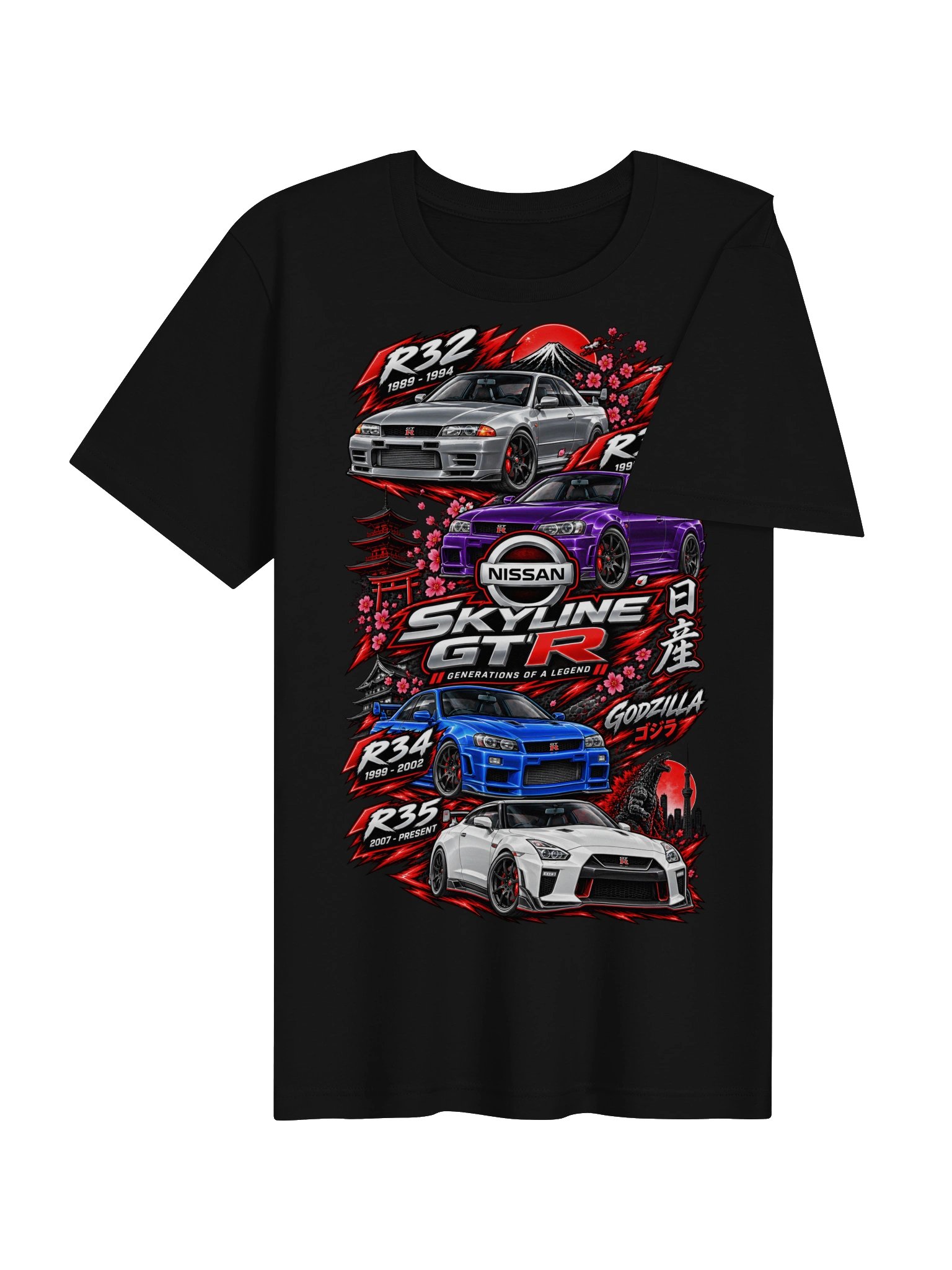 Nissan Skyline GT-R Generations Legend Tee product image (5)