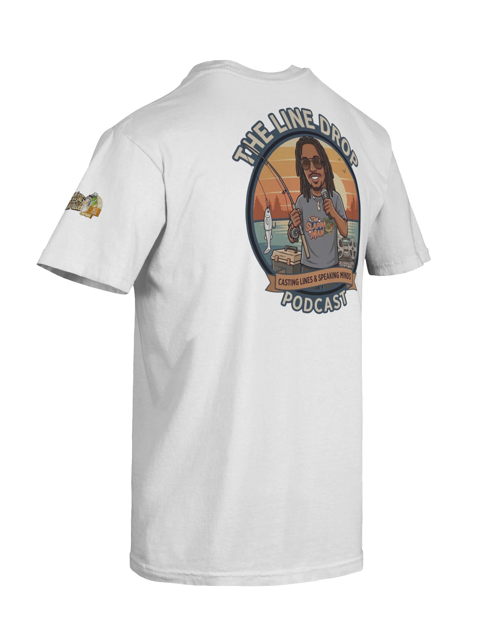 Cletus Clearlake/ Line Drop Podcast Logo Tee product image (8)