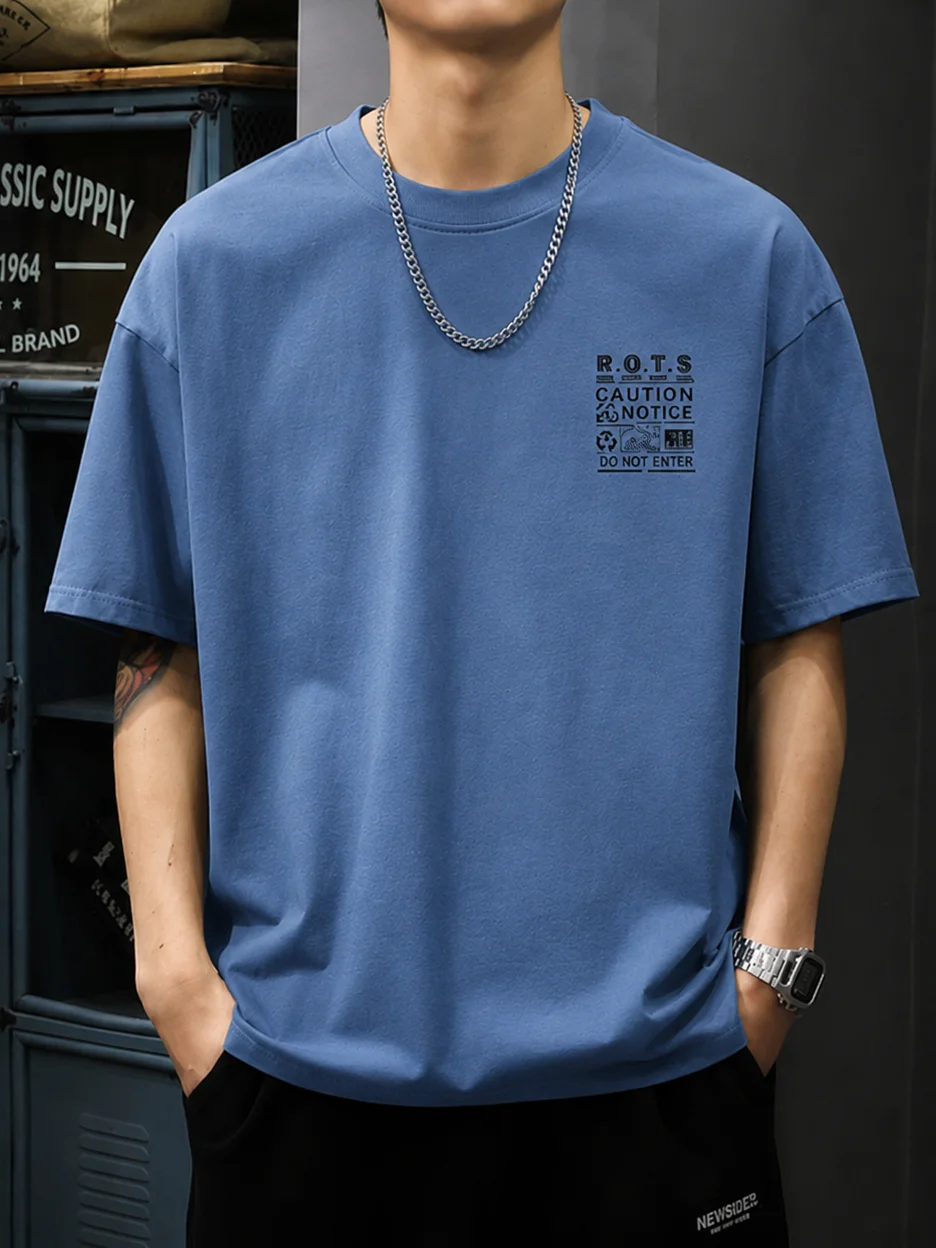 Retro Washed-print Short-sleeve T-shirt product image (6)