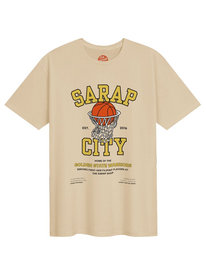 Sarap City 001 Classic Sand — Adult Short Sleeve T-shirt product image (1)