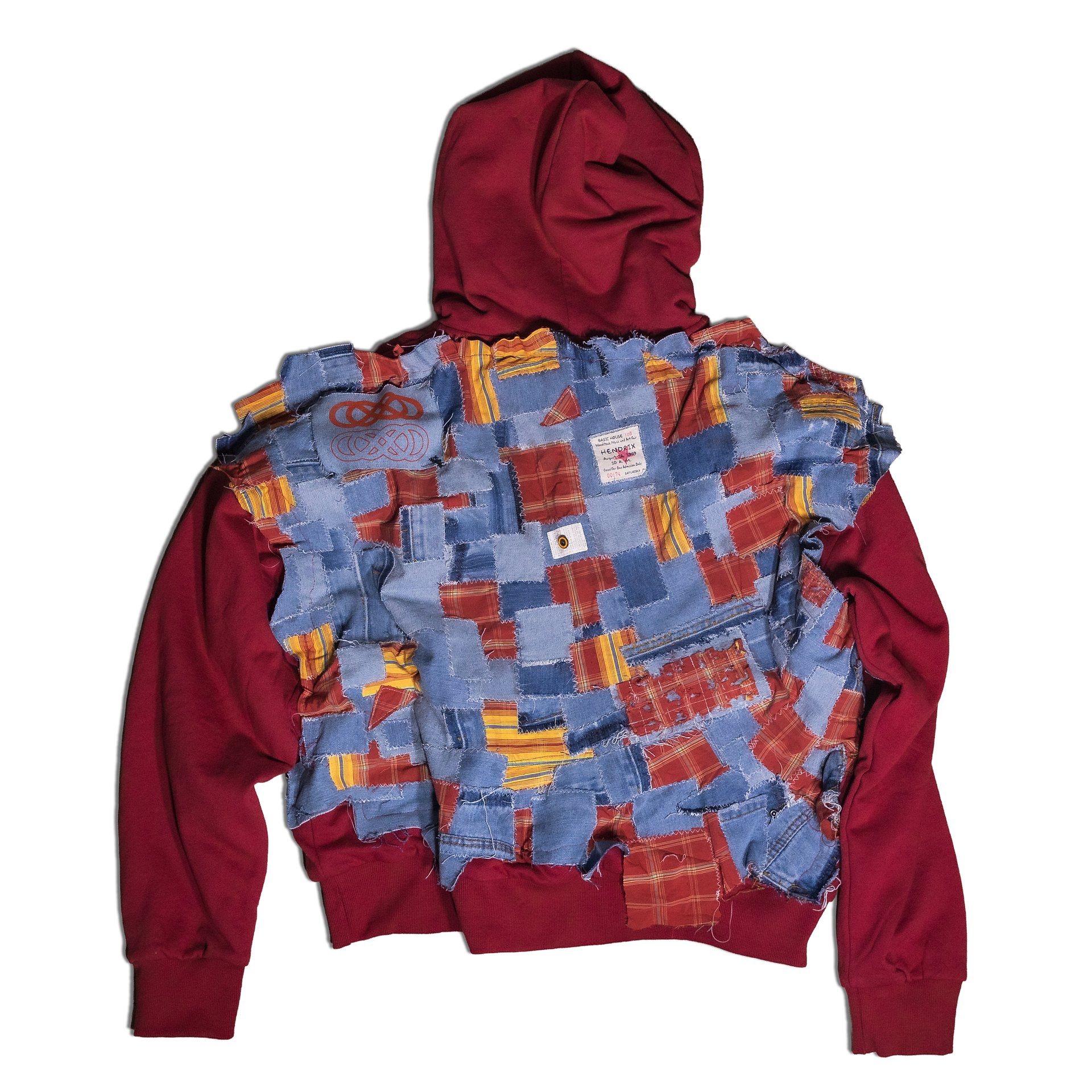 EVStudio Patchwork Hoodie product image (2)