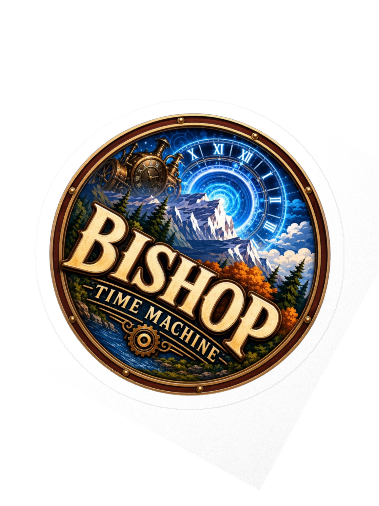Bishop Time Machine Logo Sticker product image (6)