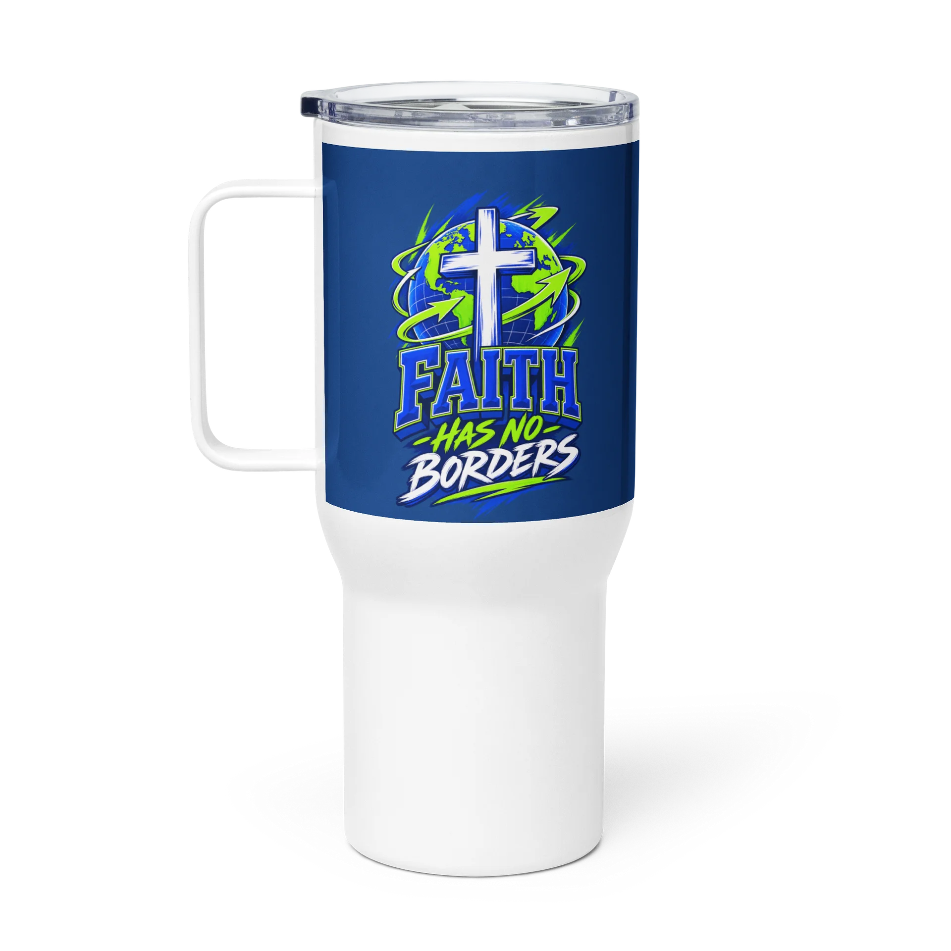 UTWWK God So Loved the World Handled Travel Cup product image (1)