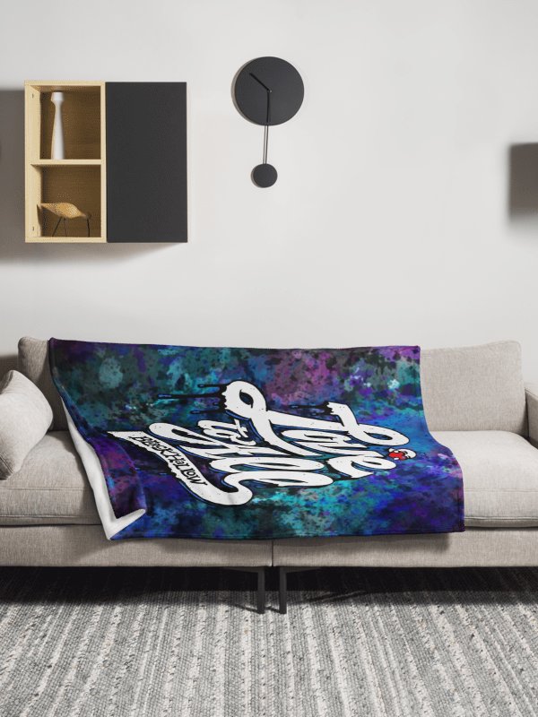 L2A Watercolor Throw Blanket product image (3)